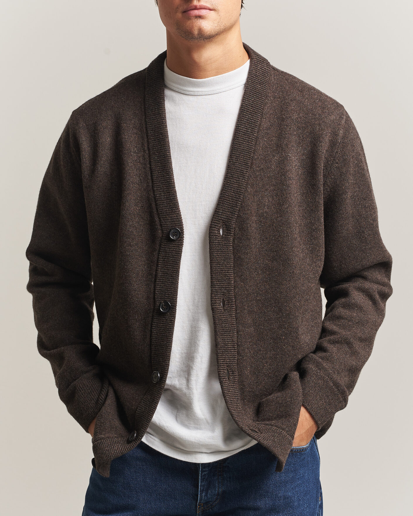 Homme | Pulls Et Tricots | PS Paul Smith | Wool Knitted Cardigan Brown