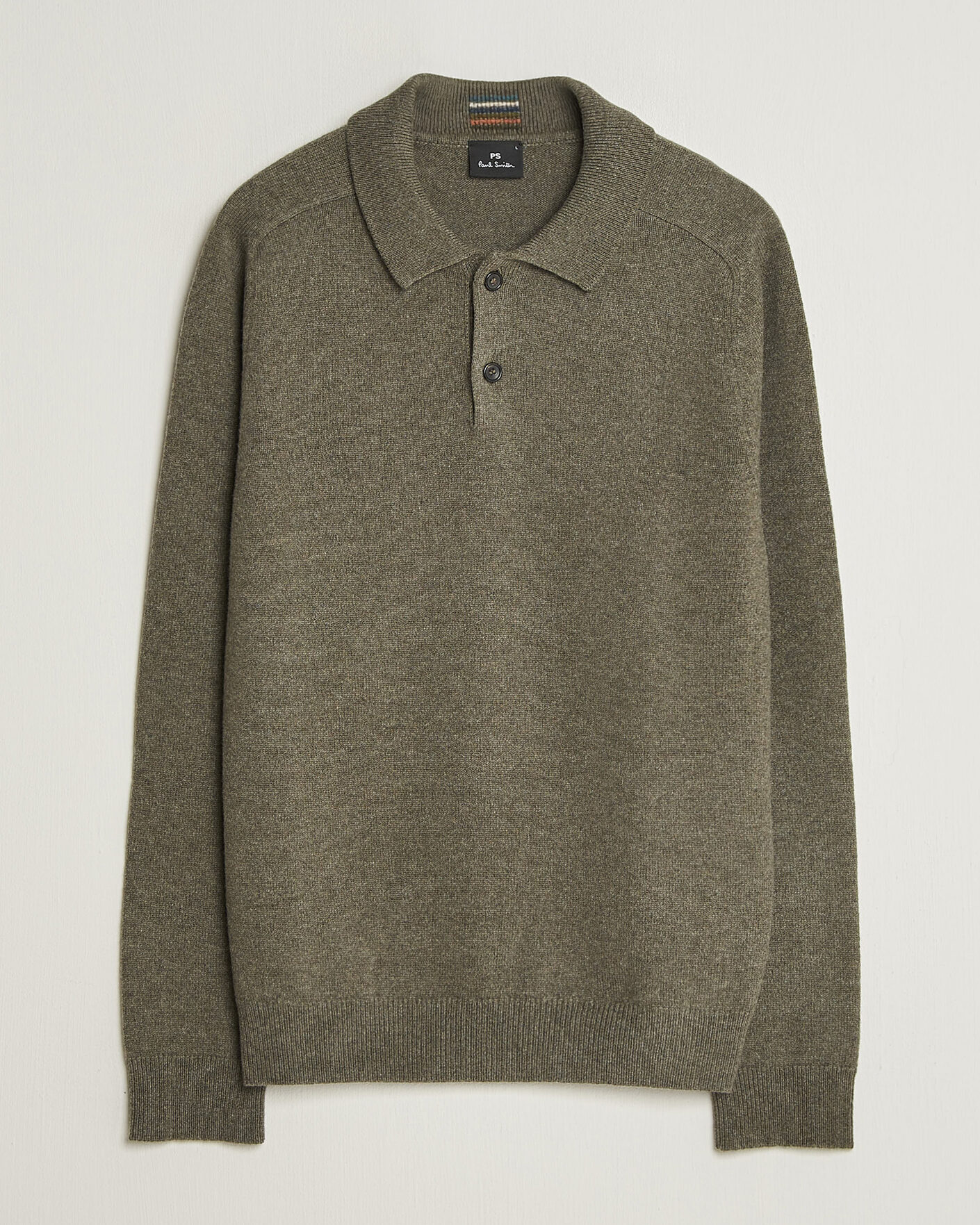 Heren | Truien | PS Paul Smith | Wool Knitted Polo Green