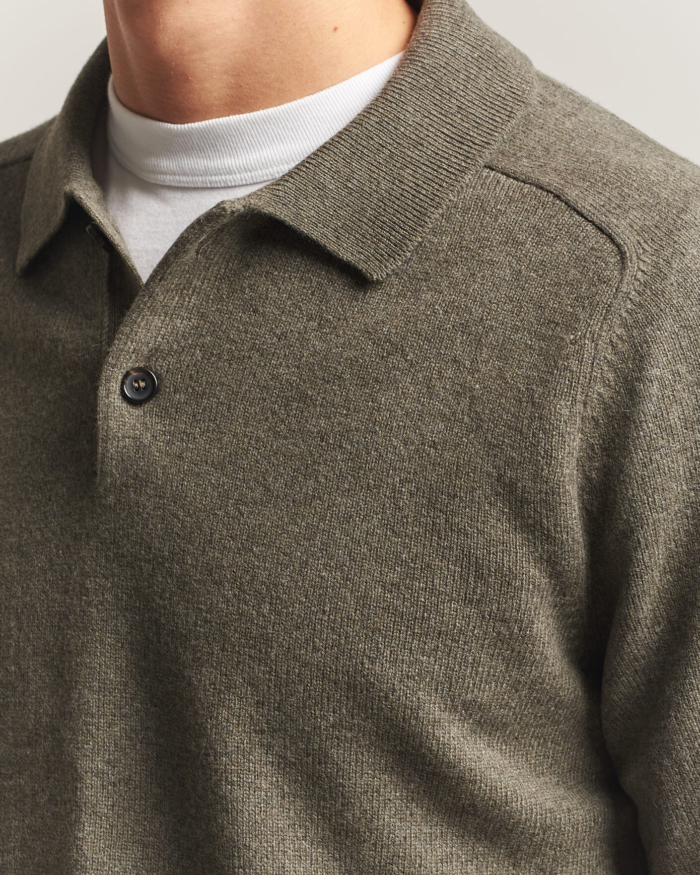 Heren | Truien | PS Paul Smith | Wool Knitted Polo Green