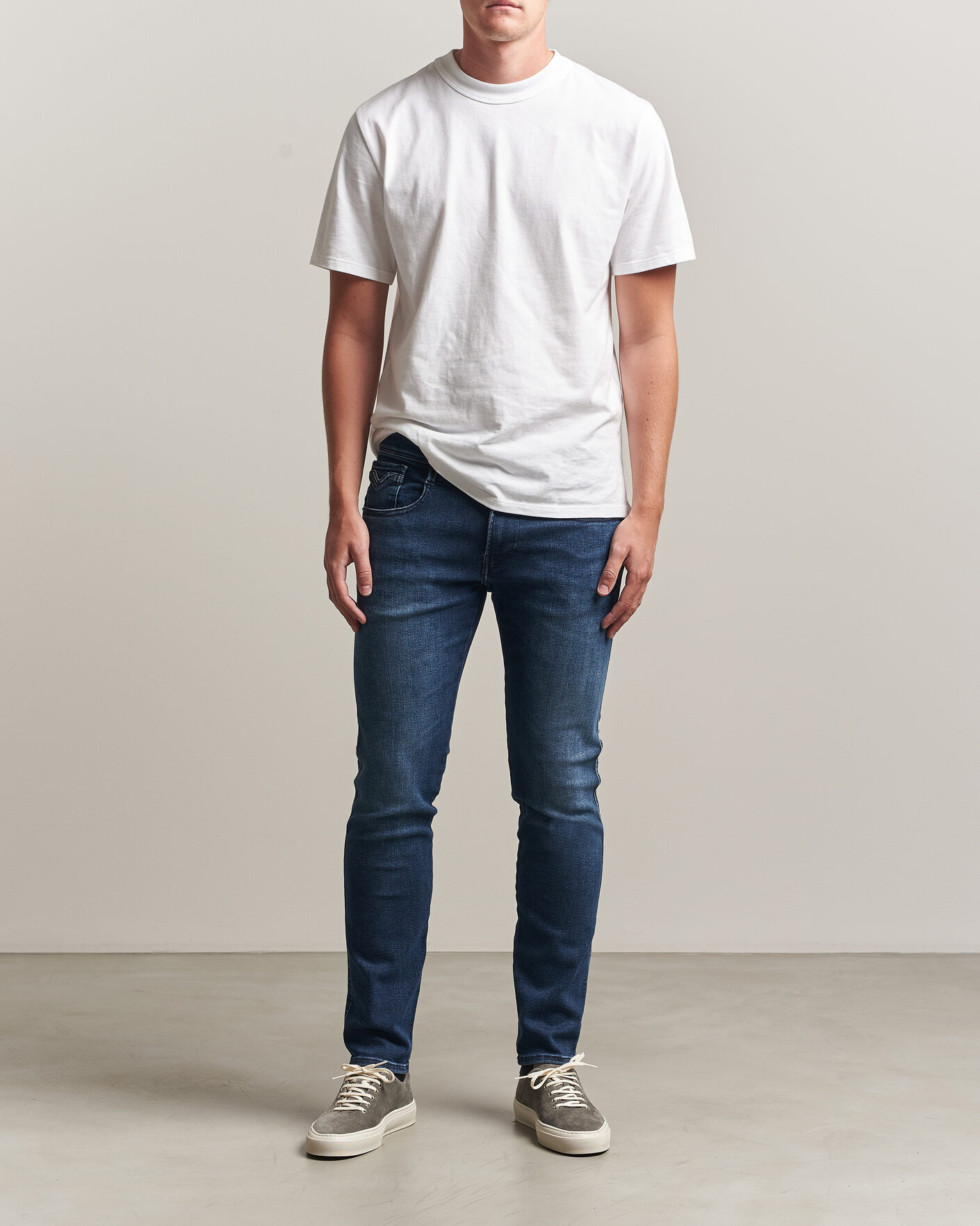Homme | Jeans | Replay | Anbass Powerstretch Jeans Dark Blue