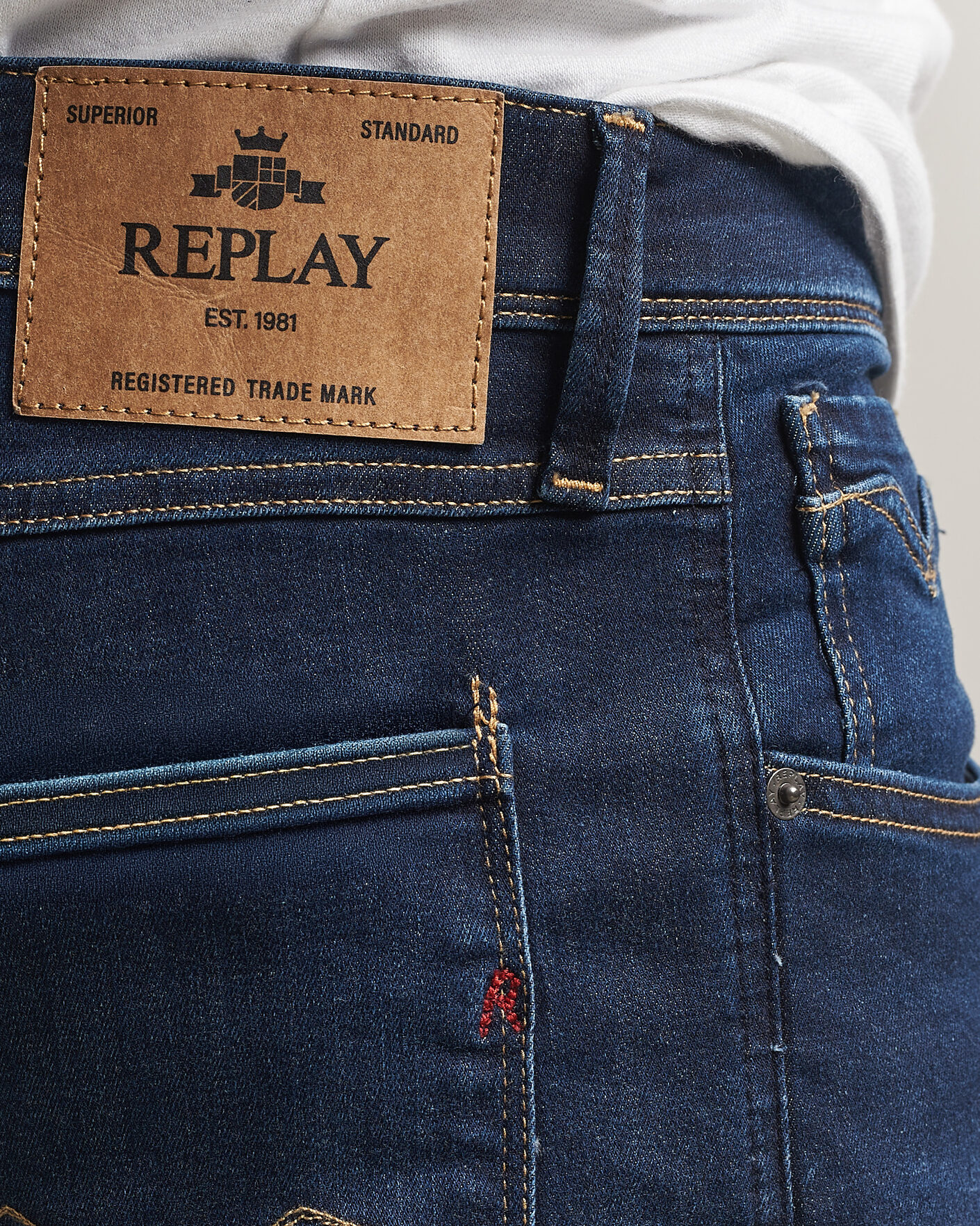 Homme | Jeans | Replay | Anbass Powerstretch Jeans Dark Blue