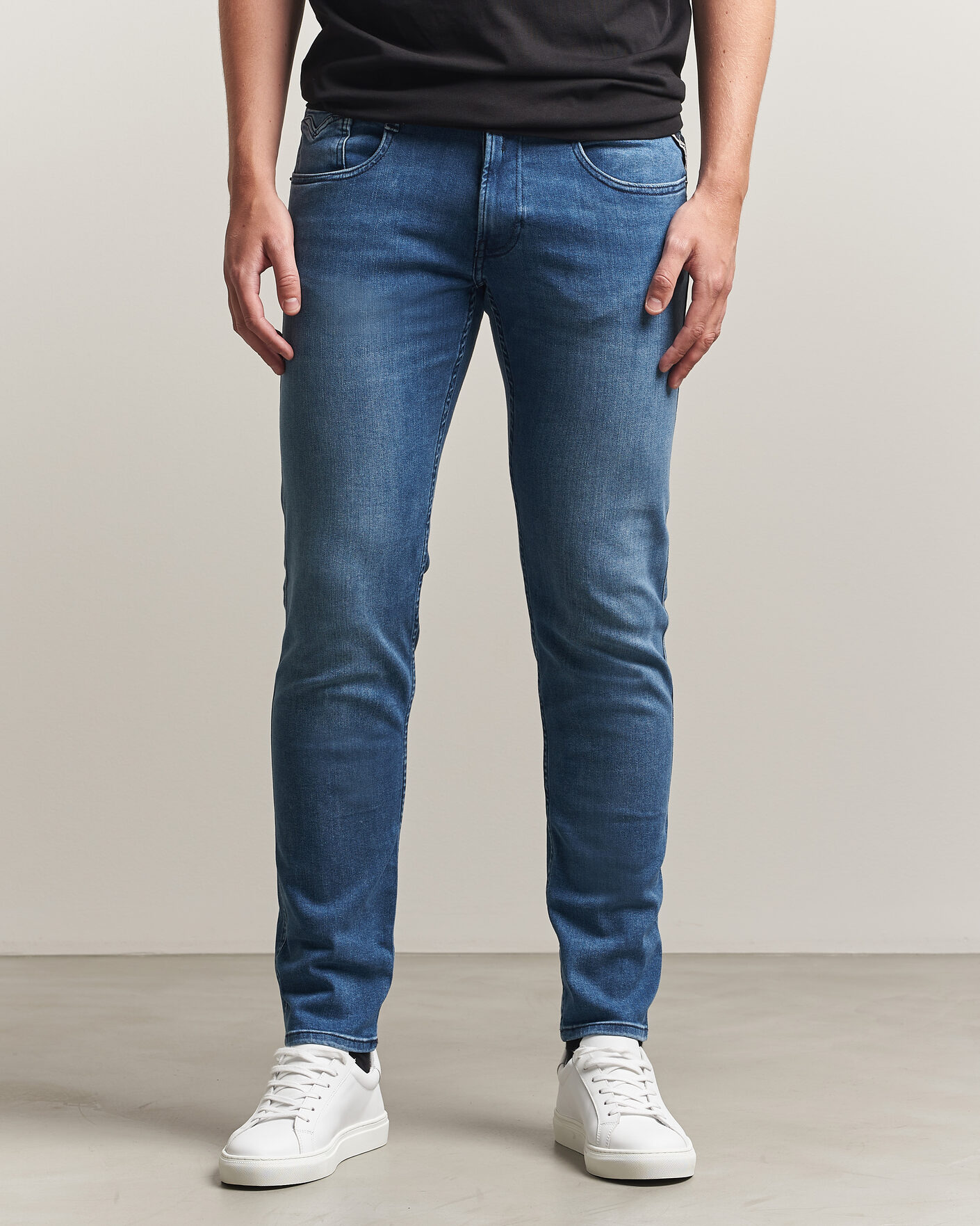 Homme | Jeans | Replay | Anbass Powerstretch Jeans Medium Blue