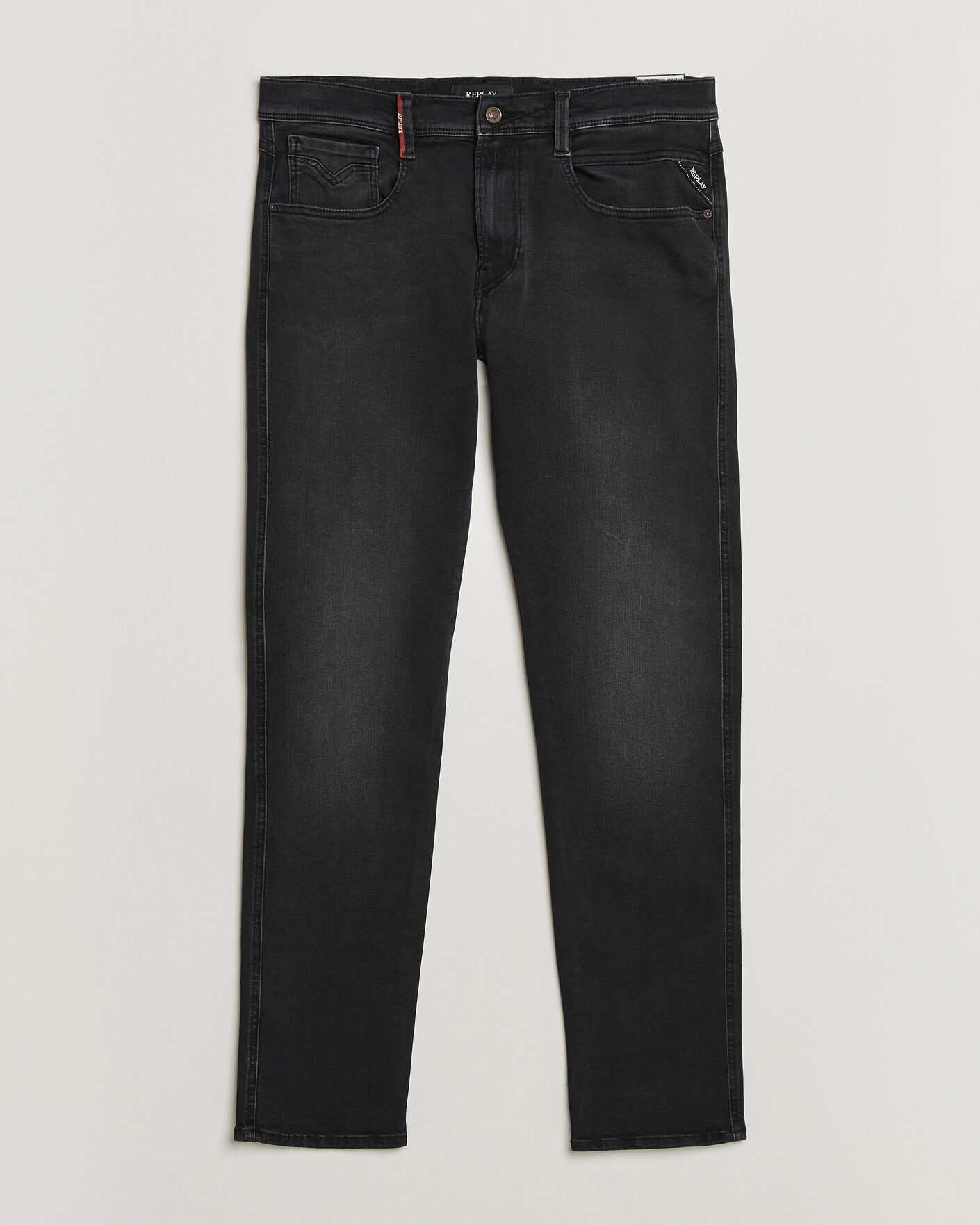 Homme | Jeans | Replay | Anbass Hyperflex Jeans Washed Black