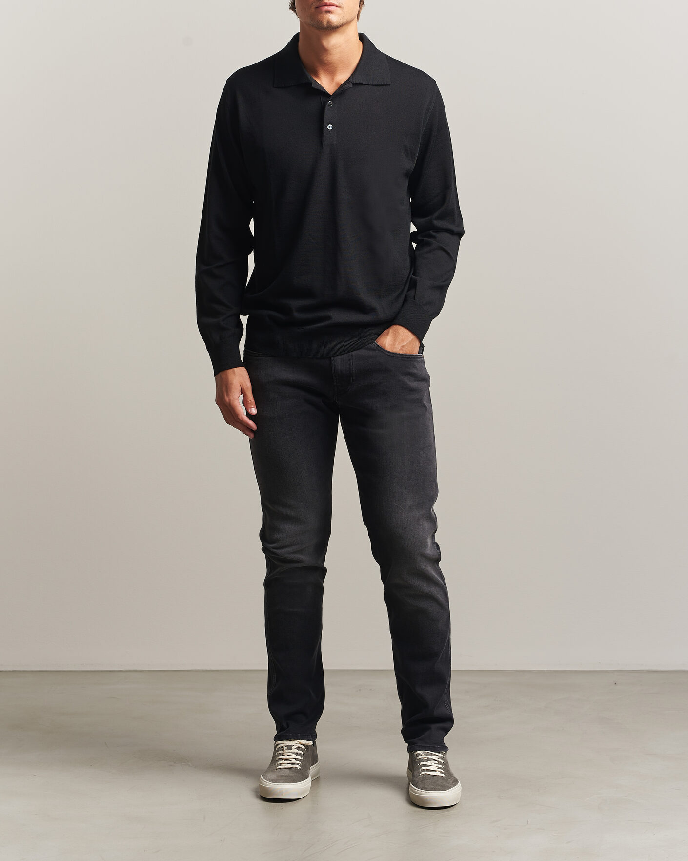 Homme | Jeans | Replay | Anbass Hyperflex Jeans Washed Black