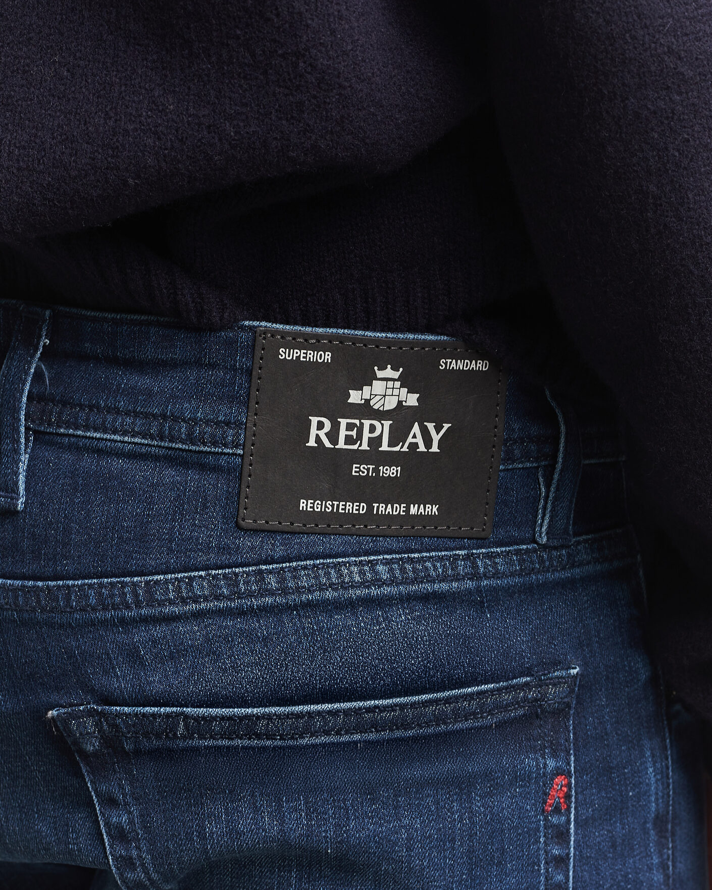 Homme | Jeans | Replay | Grover Powerstretch Jeans Dark Blue