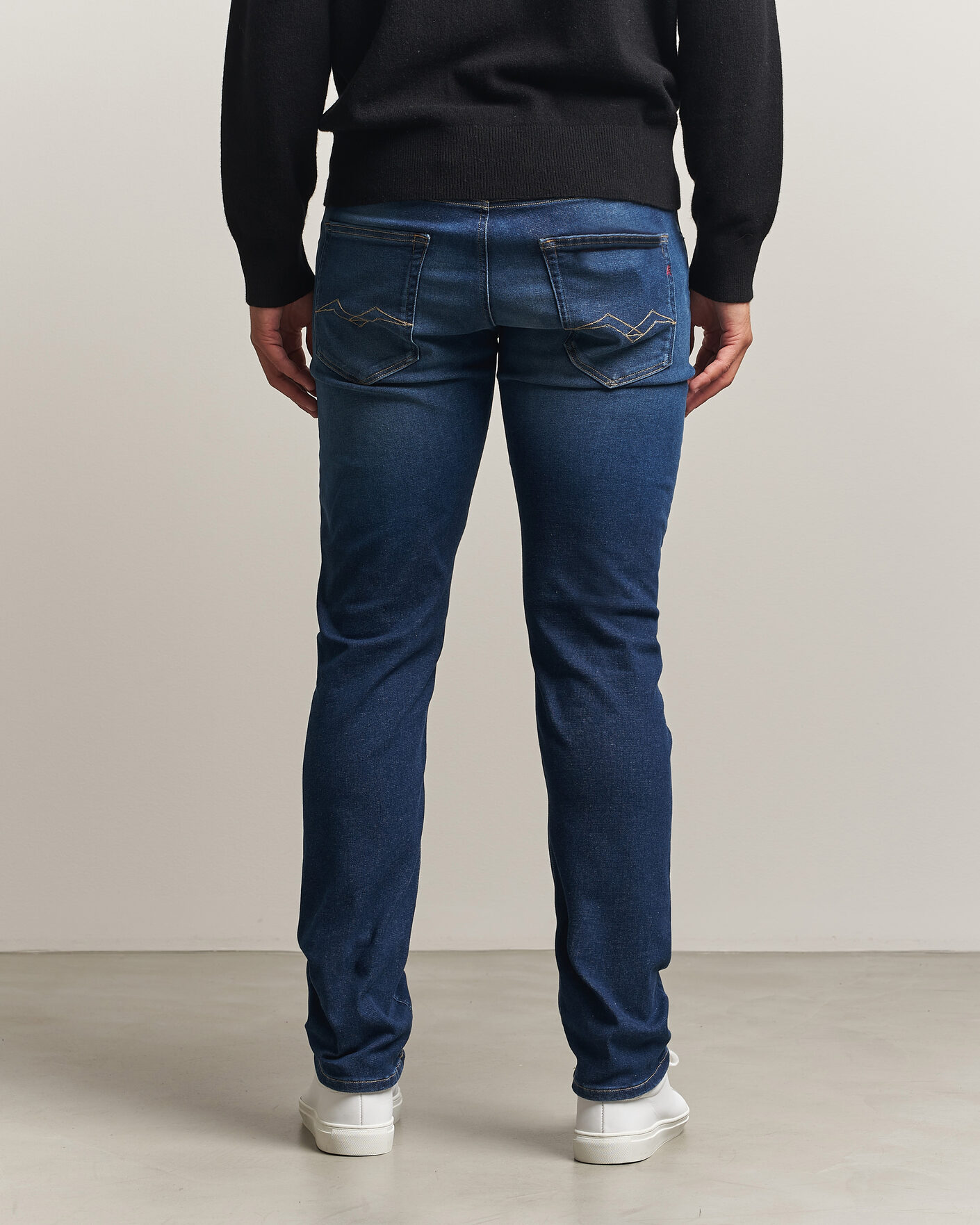 Heren | Jeans | Replay | Grover Hyperflex Jeans Dark Blue