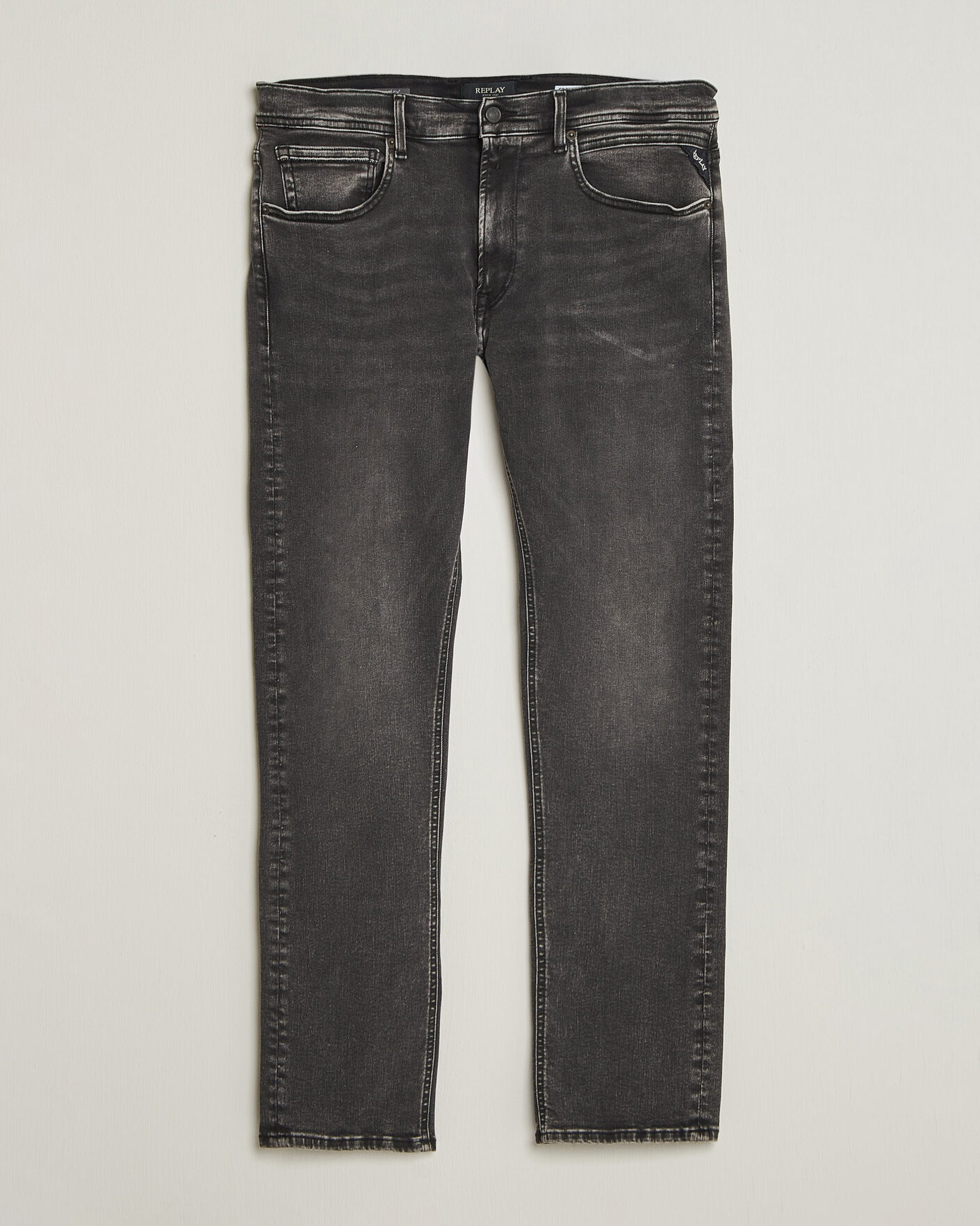 Heren | Jeans | Replay | Grover Hyperflex Jeans Dark Grey