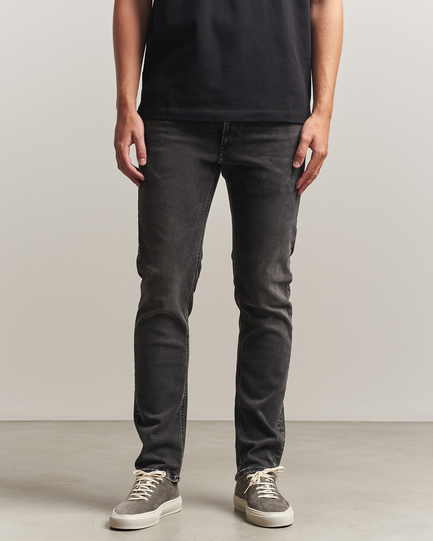 Heren | Jeans | Replay | Grover Hyperflex Jeans Dark Grey