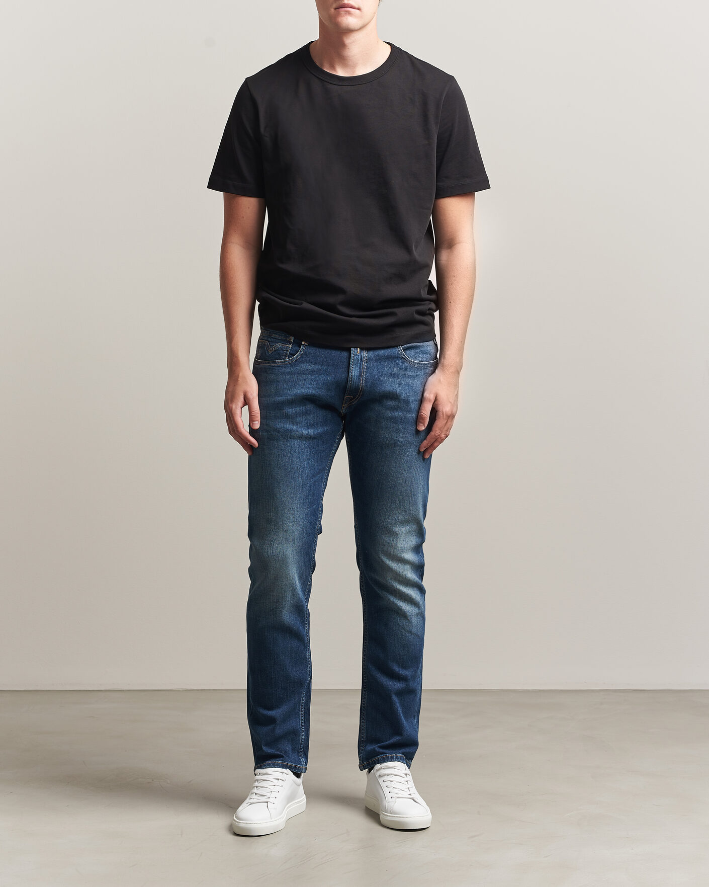 Heren | Jeans | Replay | Rocco Comfort Fit Super Stretch DNA Jeans Dark Blue