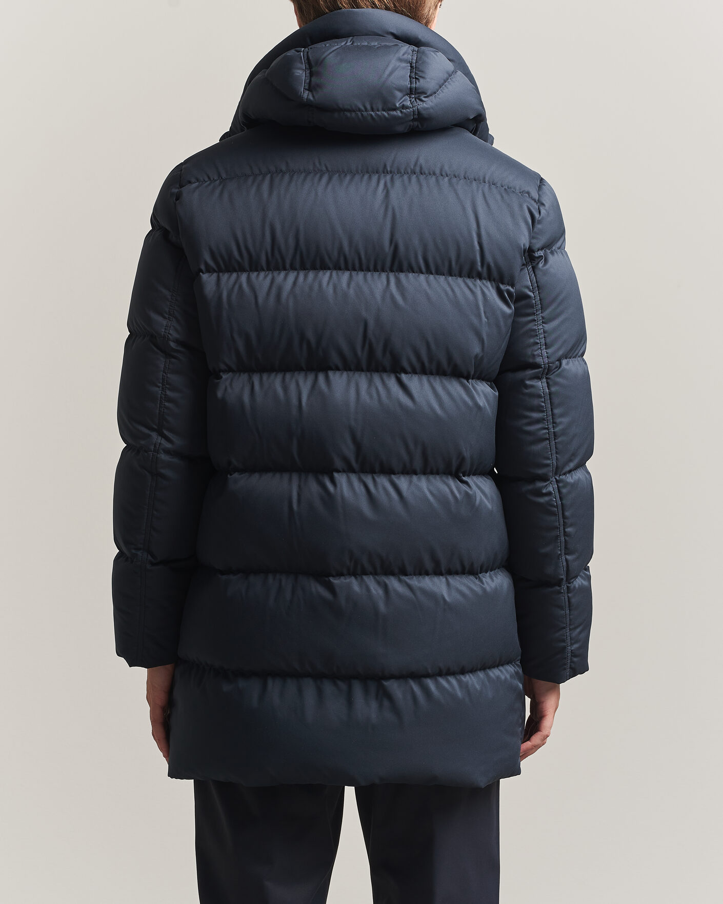Heren | Jassen | Herno | Faux Fur Down Parka Navy