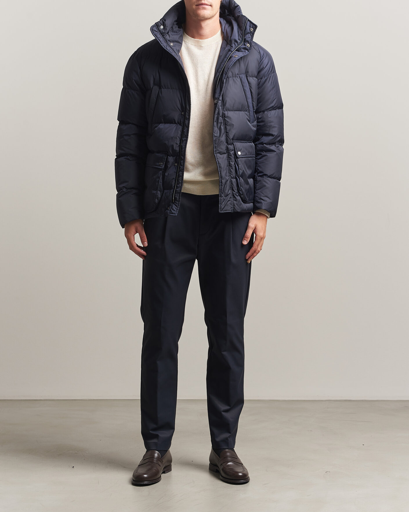 Heren | Jassen | Herno | Chamonix Down Parka Navy
