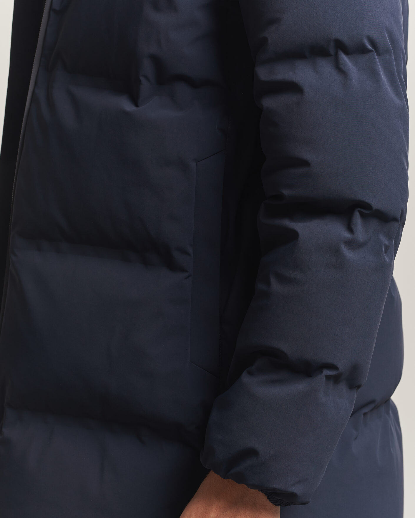 Homme | Manteaux Et Vestes | Herno | Waterproof Stretch Down Parka Navy