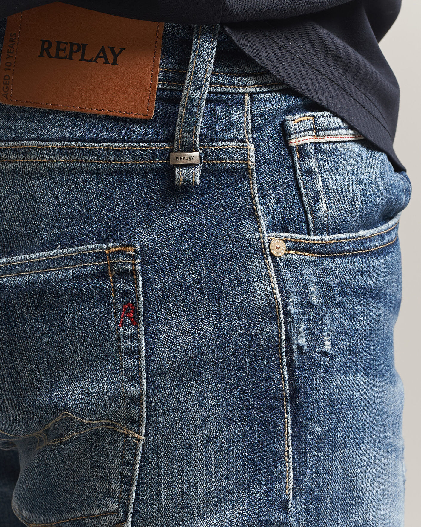 Homme | Jeans | Replay | Grover 10 Years Wash Jeans Light Blue