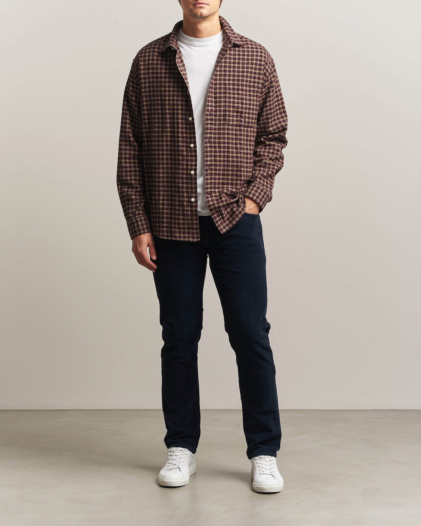 Homme | Pantalons | Replay | Grover Corduroy 5-Pocket Pants Navy