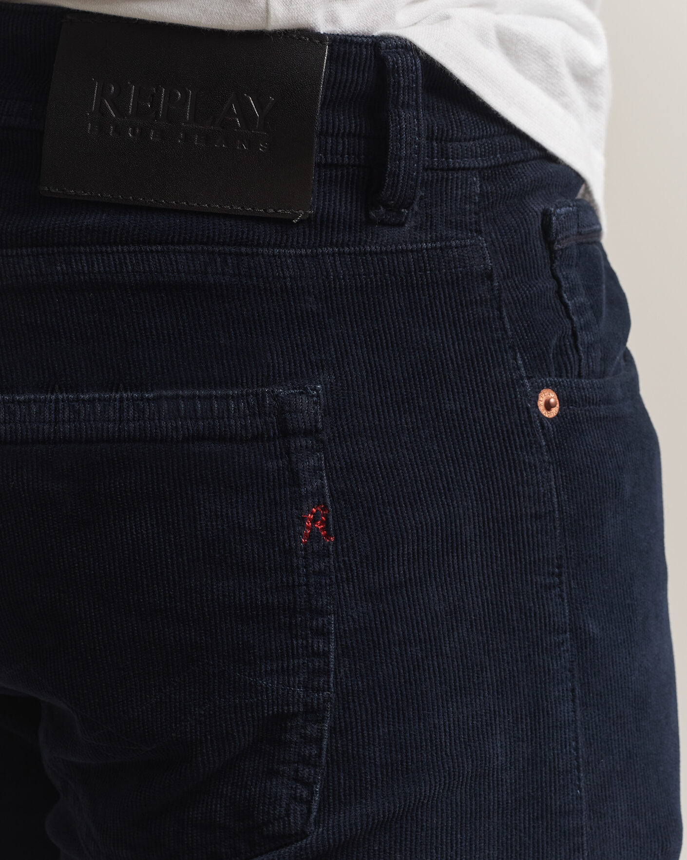 Homme | Pantalons | Replay | Grover Corduroy 5-Pocket Pants Navy
