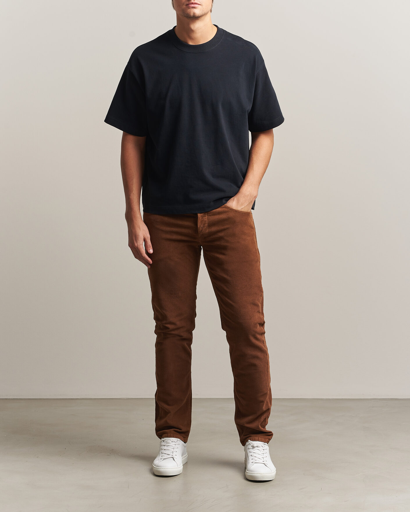 Homme | Pantalons | Replay | Grover Corduroy 5-Pocket Pants Toffee Brown