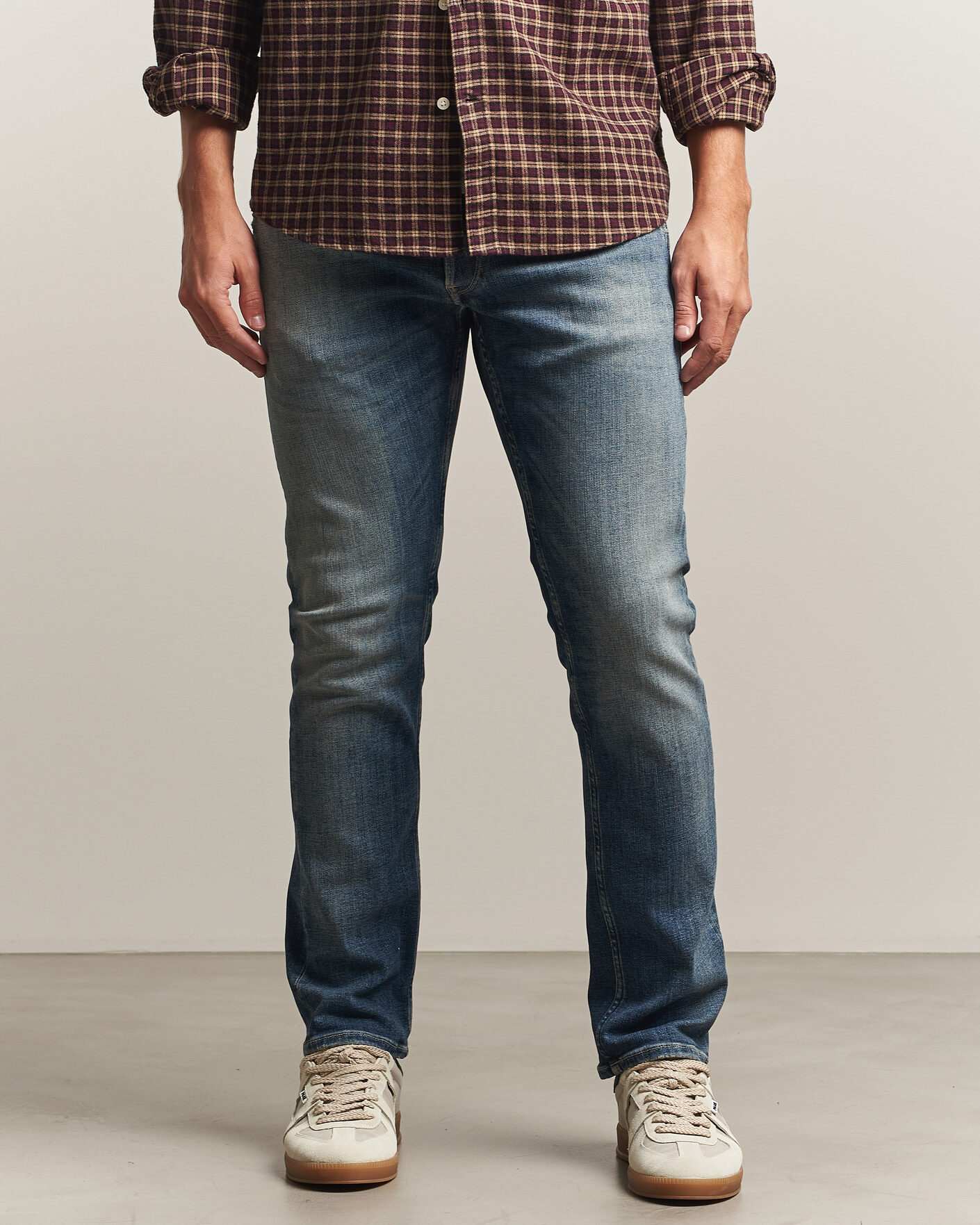 Heren | Jeans | Replay | Grover 5 Years Wash Jeans Medium Blue