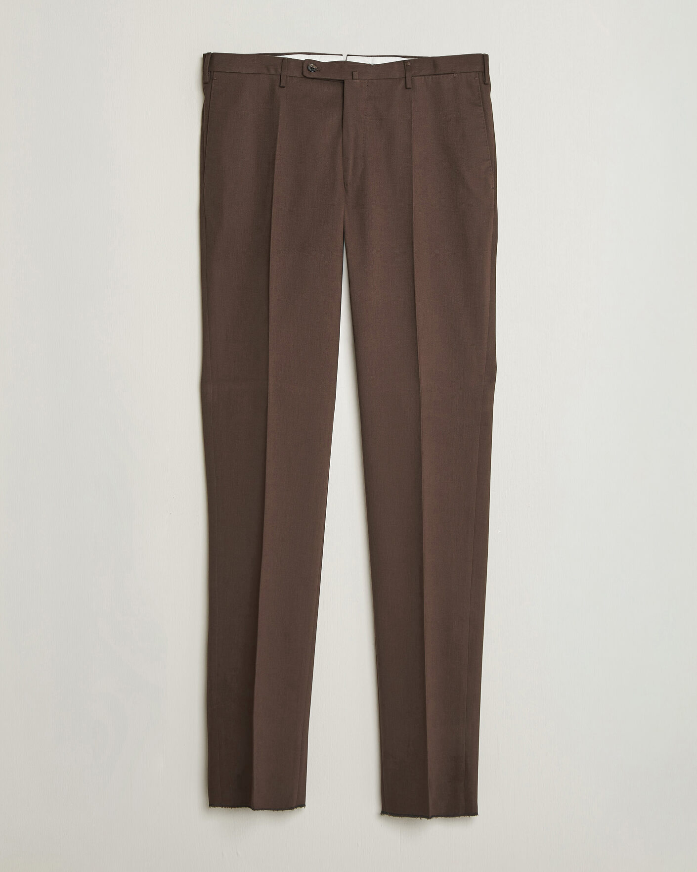 Homme | Pantalons | Incotex | Regular Fit Cotton/Cashmere Trousers Military