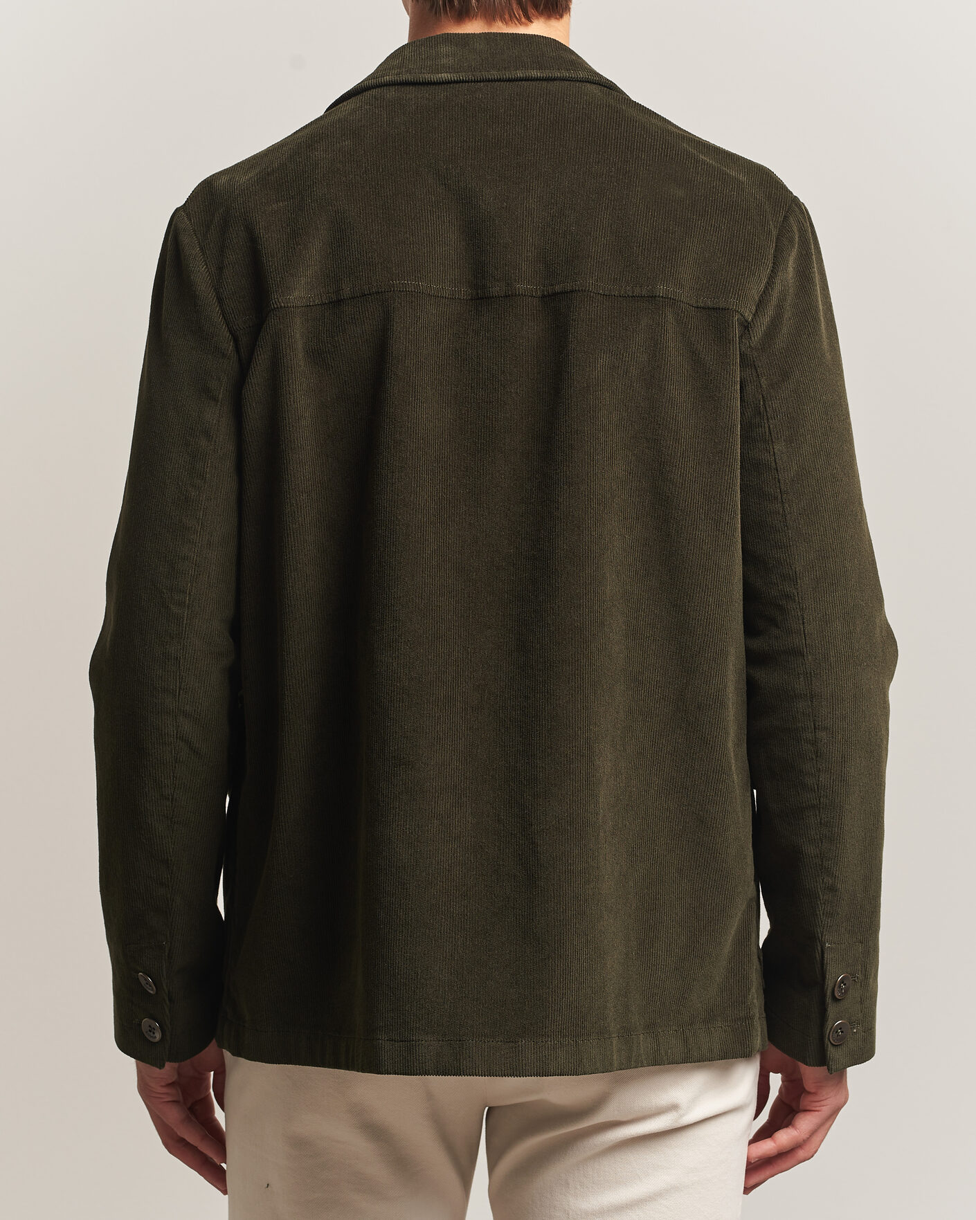 Homme | Blazers | Incotex | Corduroy Sports Jacket Forest Green
