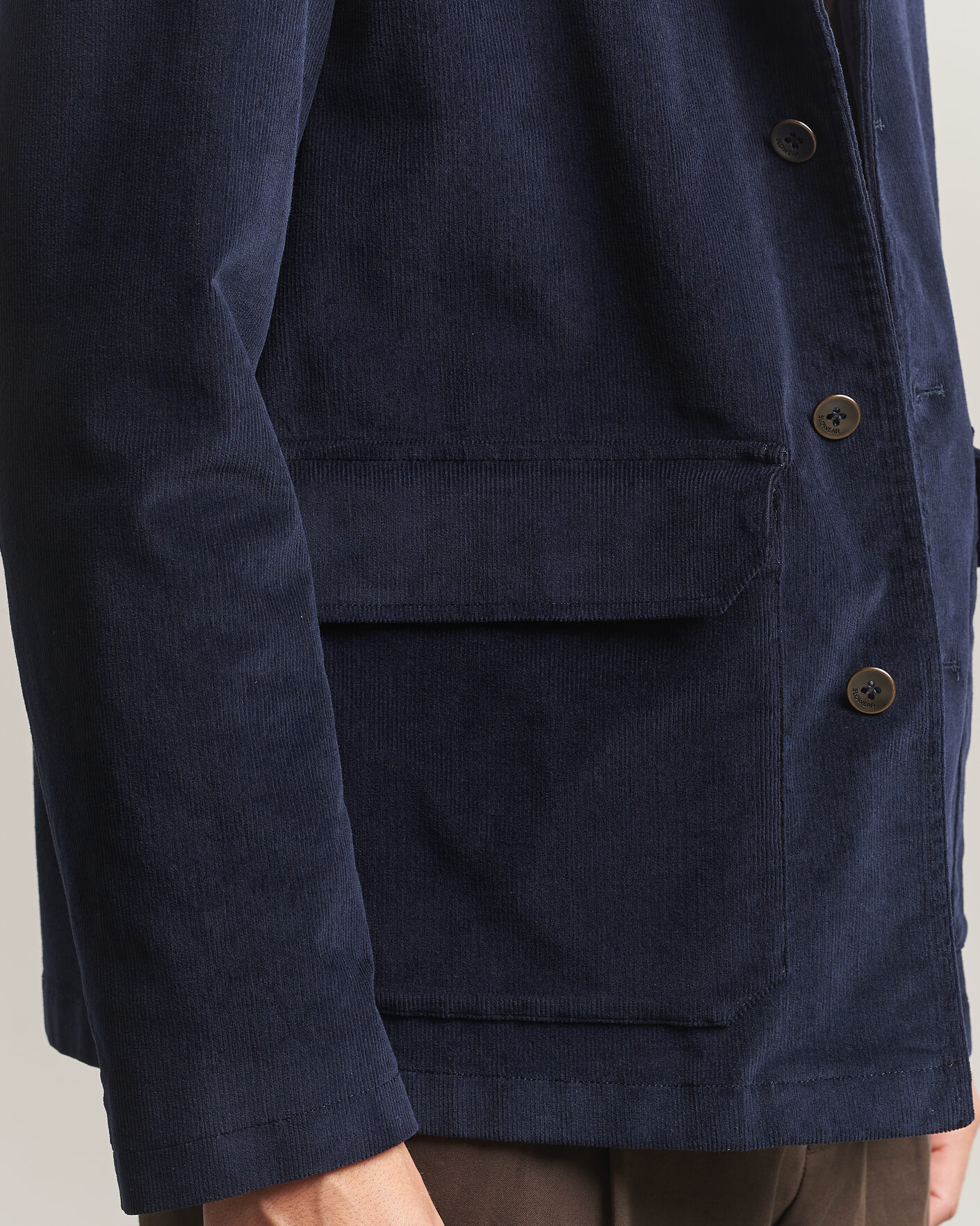 Homme | Blazers | Incotex | Corduroy Sports Jacket Navy
