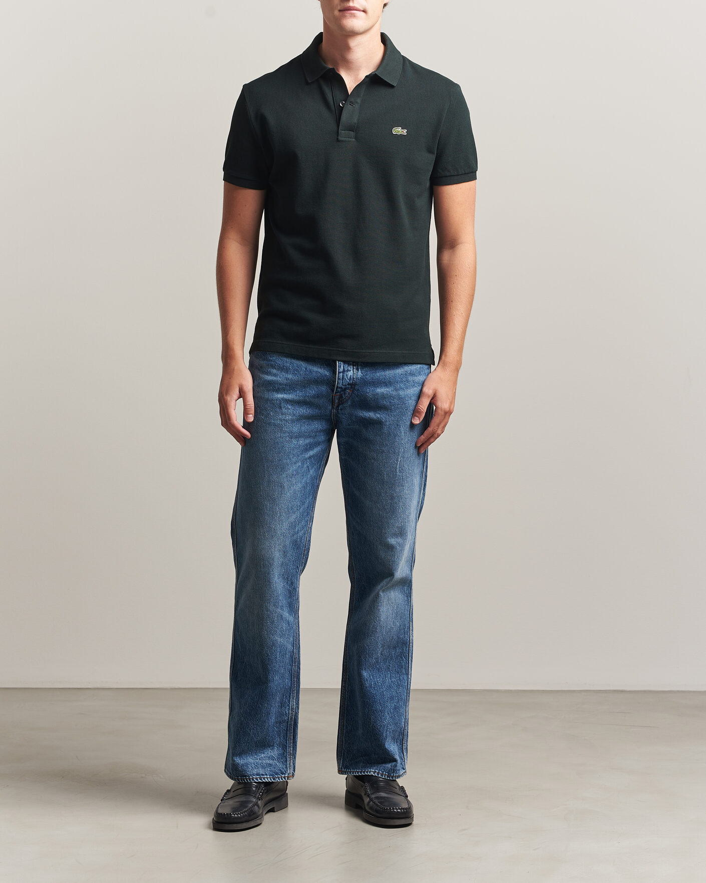 Heren | Polo's | Lacoste | Slim Fit Polo Piké Dark Varech