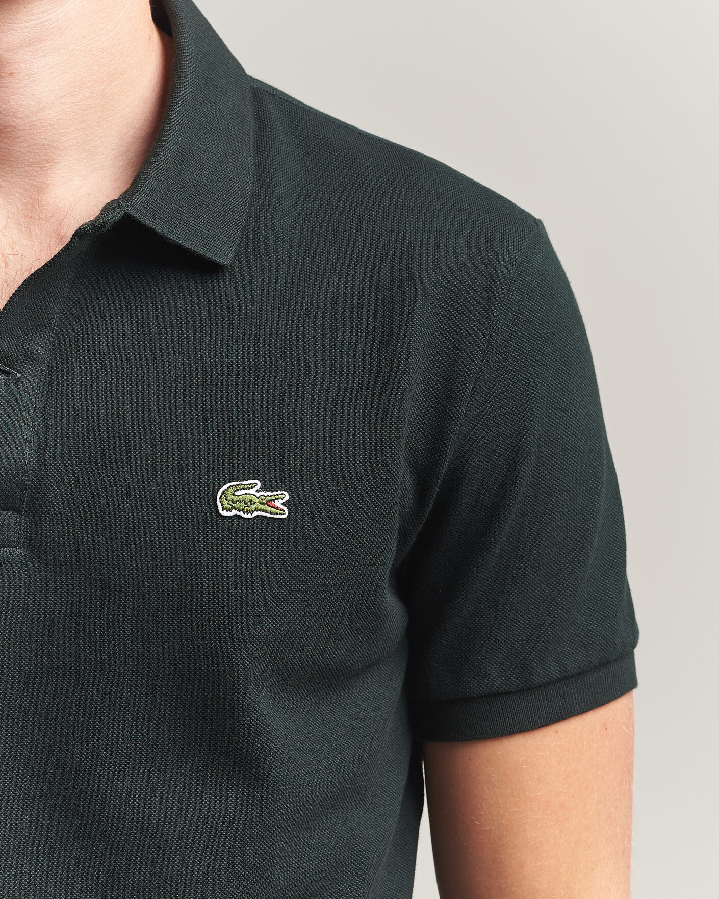 Heren | Polo's | Lacoste | Slim Fit Polo Piké Dark Varech