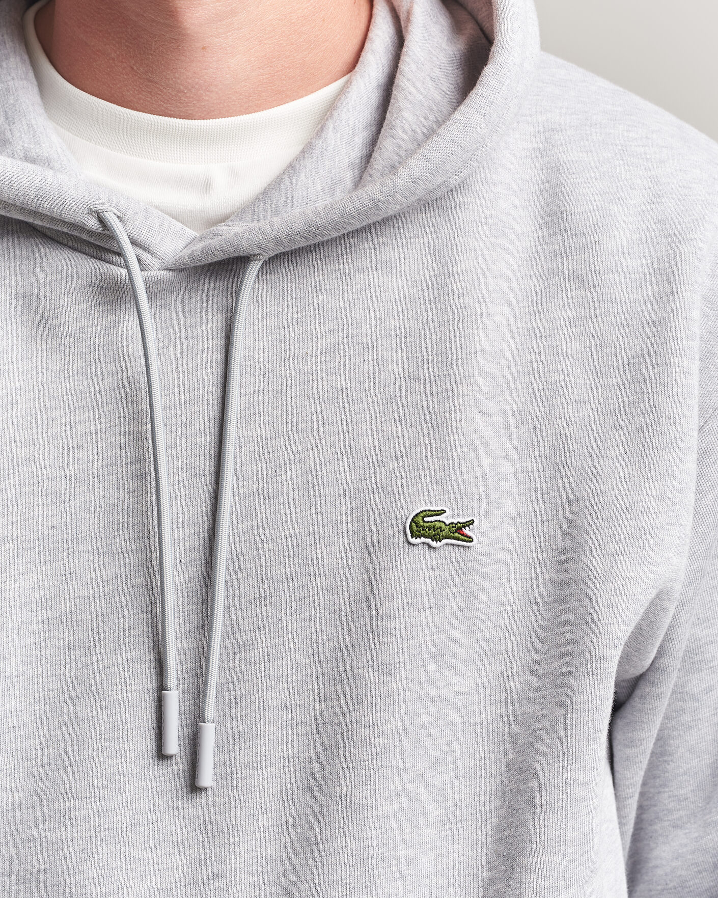 Homme | Pulls Et Tricots | Lacoste | Hoodie Silver Chine