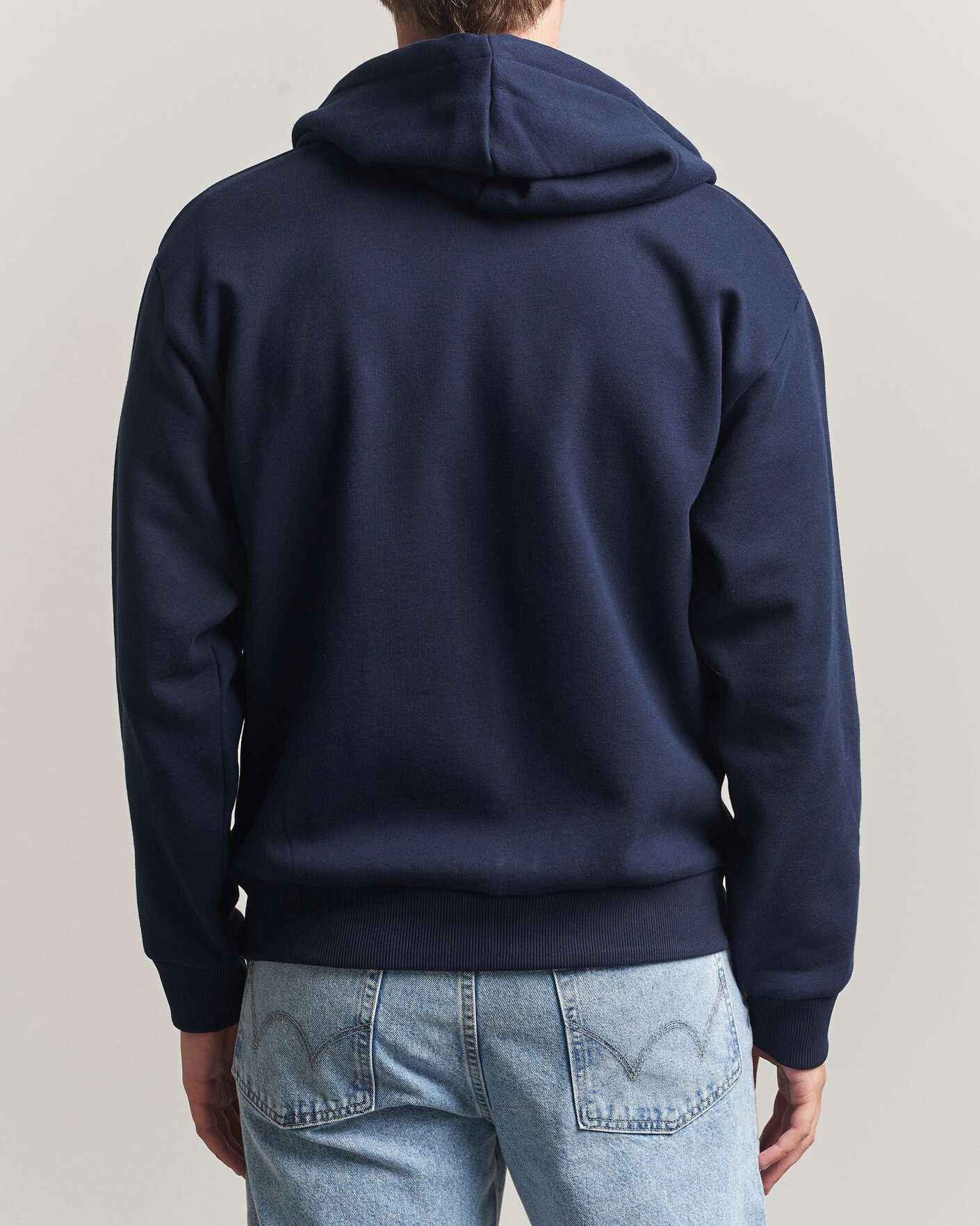 Heren | Truien | Lacoste | Full Zip Hoodie Navy Blue