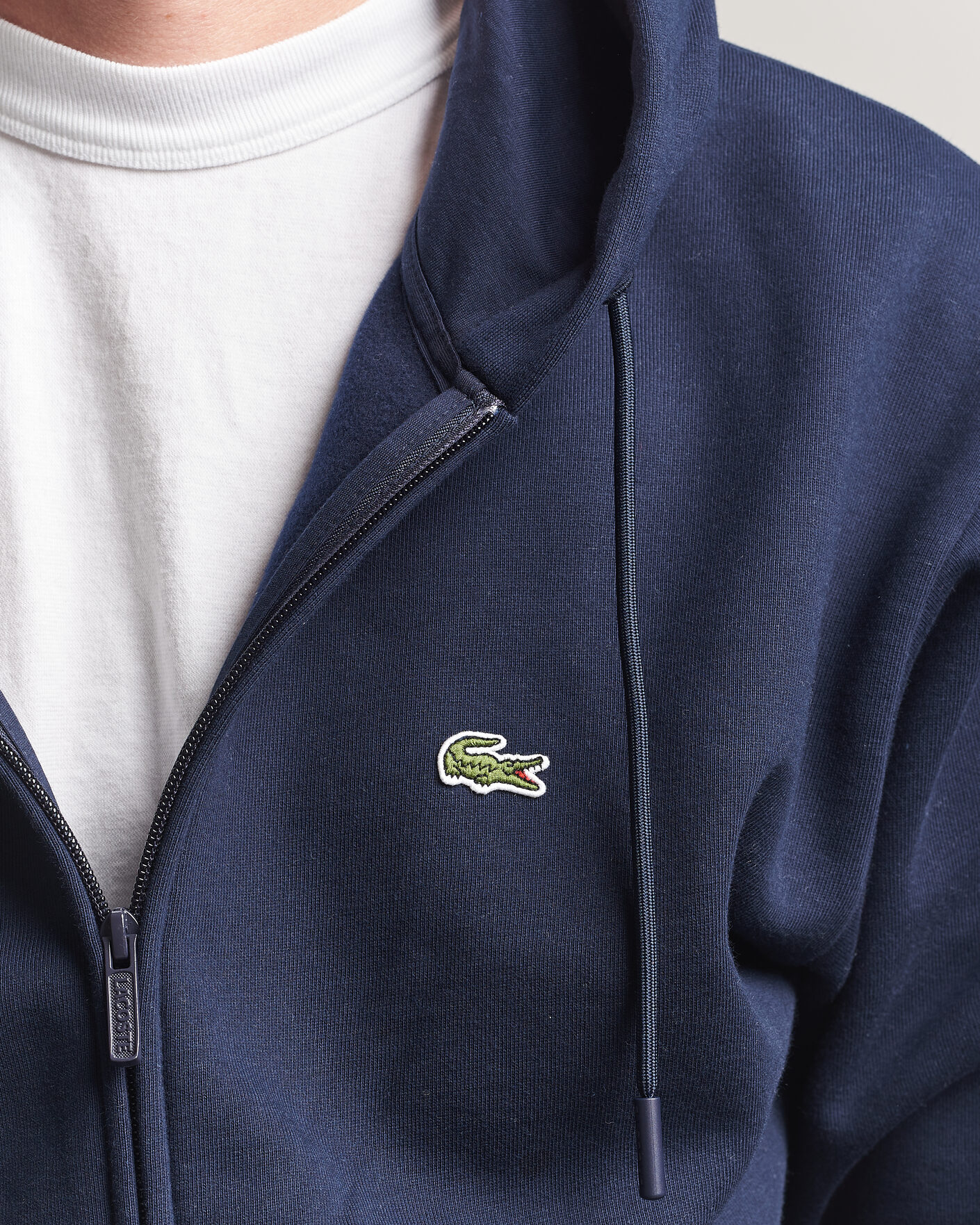 Heren | Truien | Lacoste | Full Zip Hoodie Navy Blue