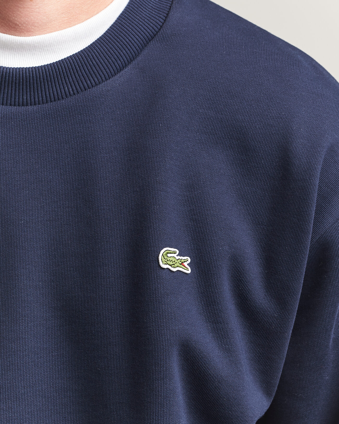 Homme | Pulls Et Tricots | Lacoste | Crew Neck Sweatshirt Navy Blue