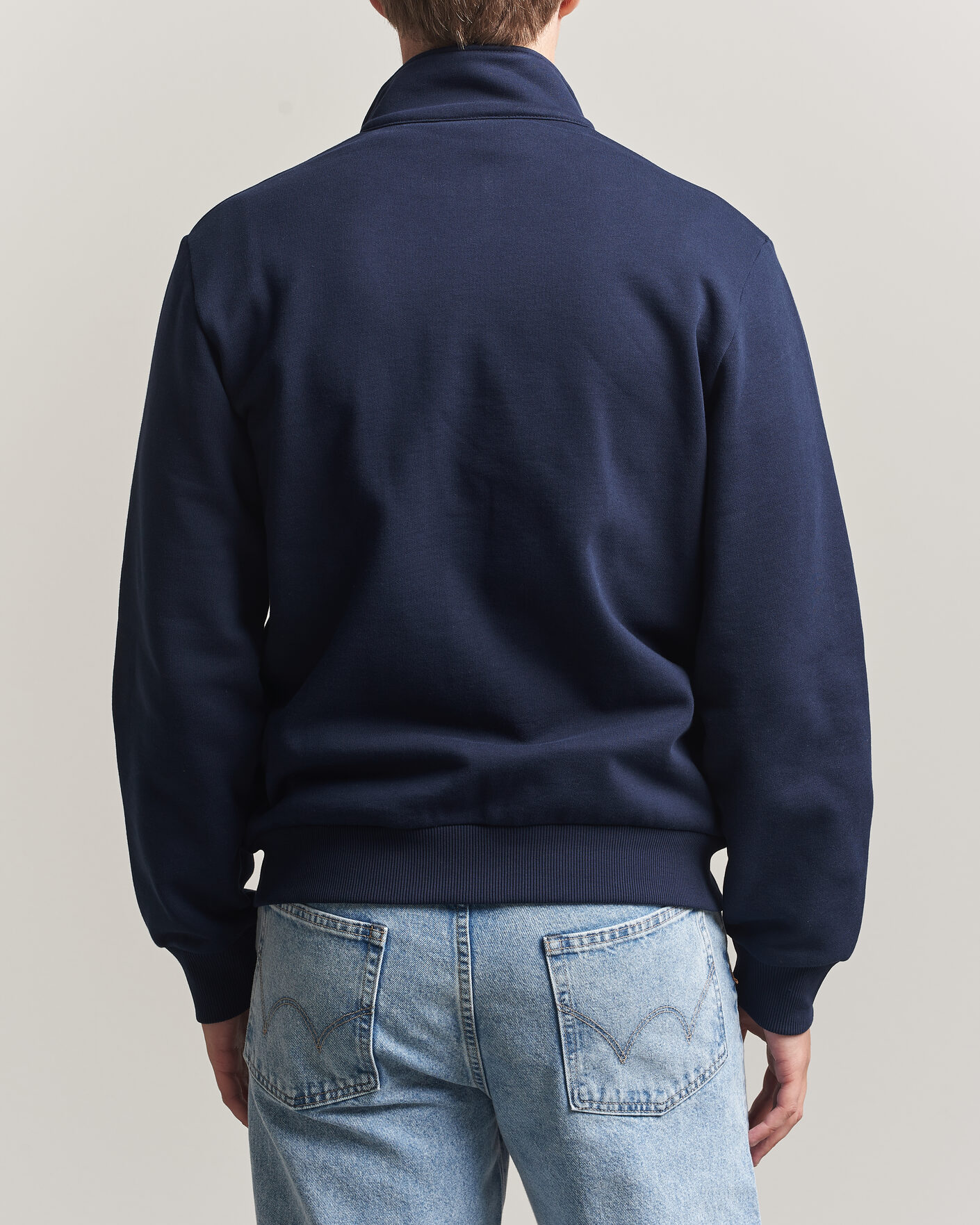 Heren | Truien | Lacoste | Full Zip Sweater Navy Blue