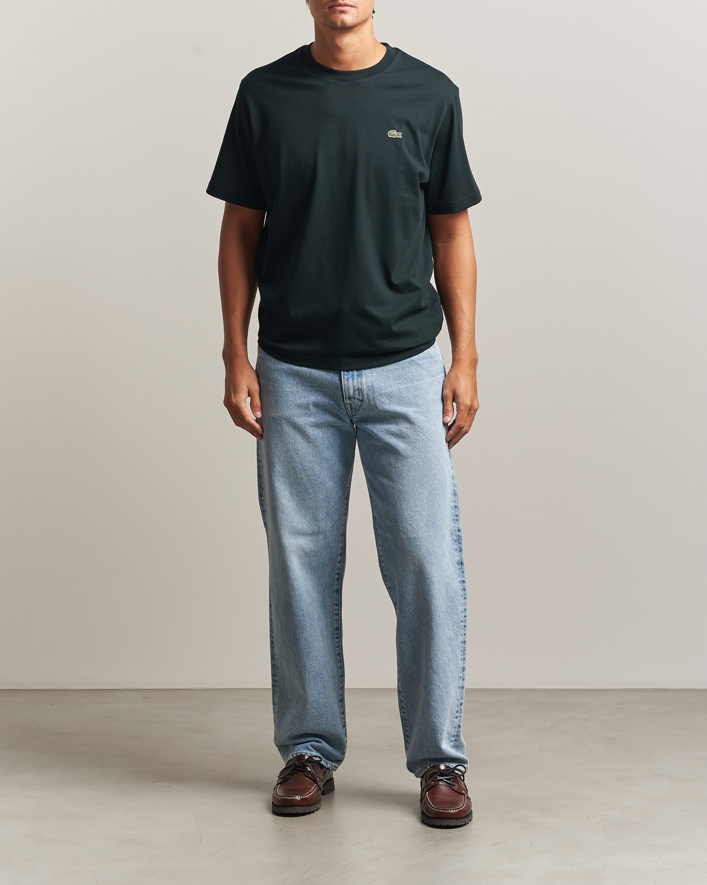 Homme | T-shirts | Lacoste | Crew Neck T-Shirt Dark Varech