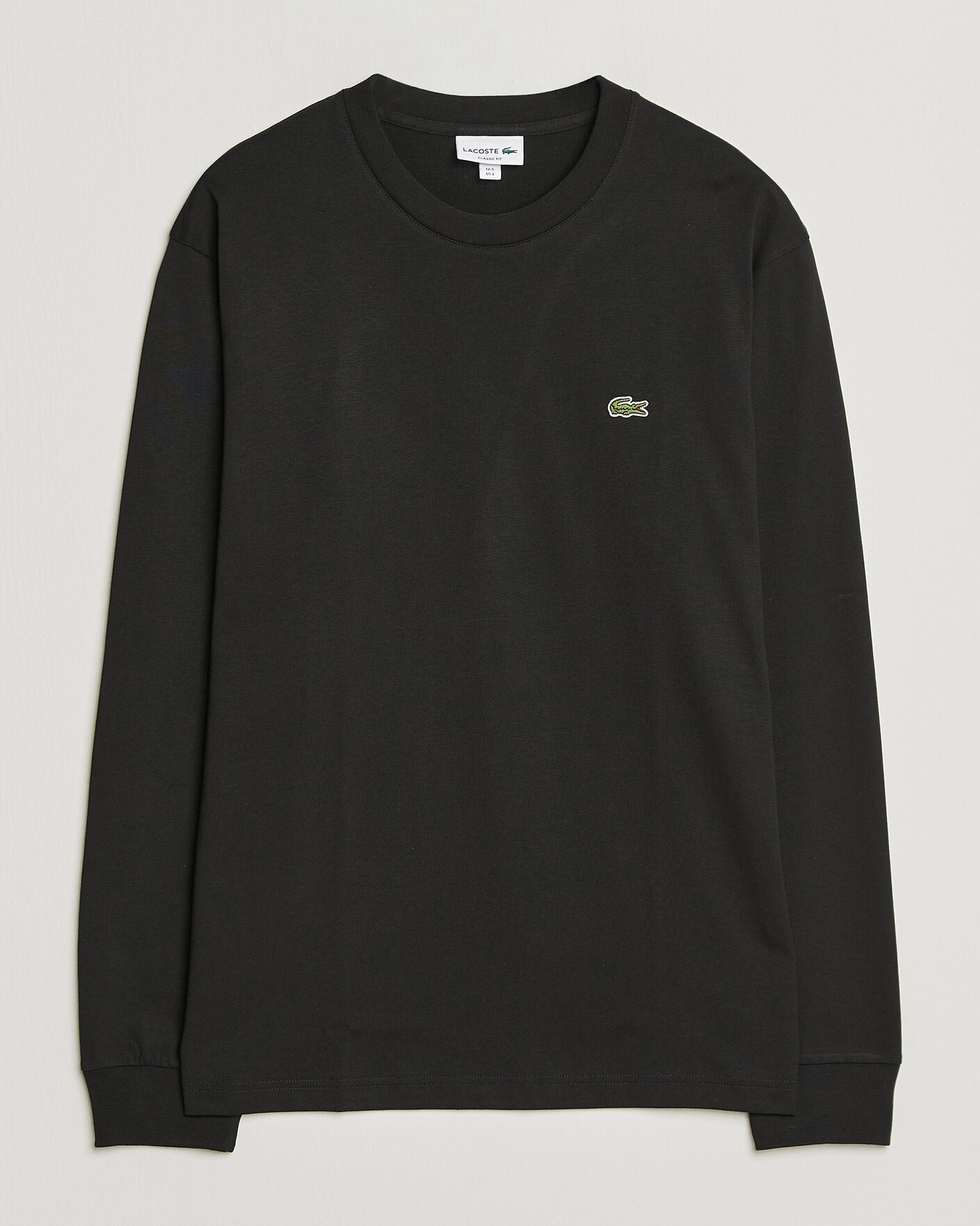 Homme | T-shirts | Lacoste | Crew Neck Long Sleeve T-Shirt Black