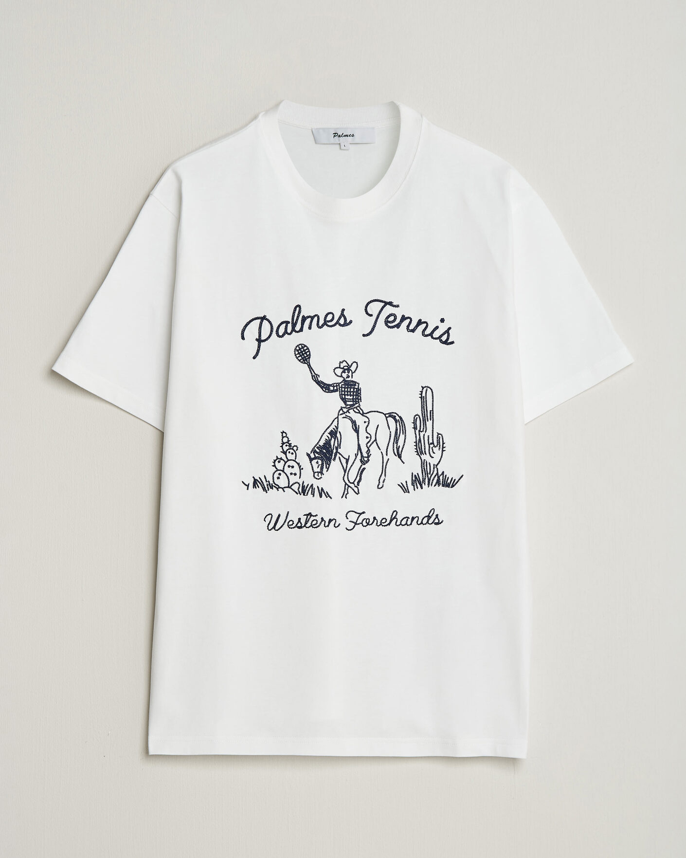 Heren | T-shirts | Palmes | Western T-Shirt White