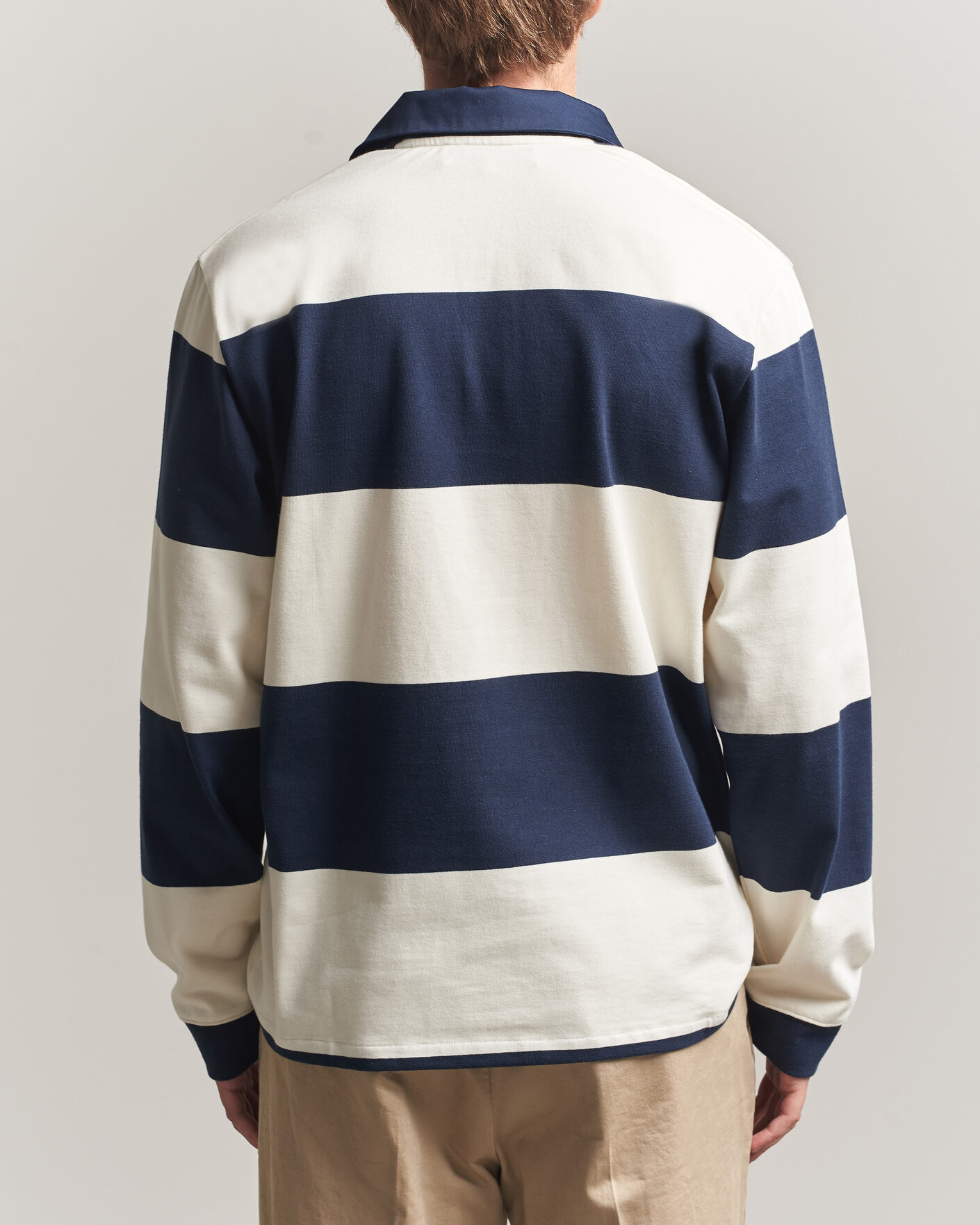 Heren | Truien | Palmes | Ball Rugby Shirt Navy Stripe
