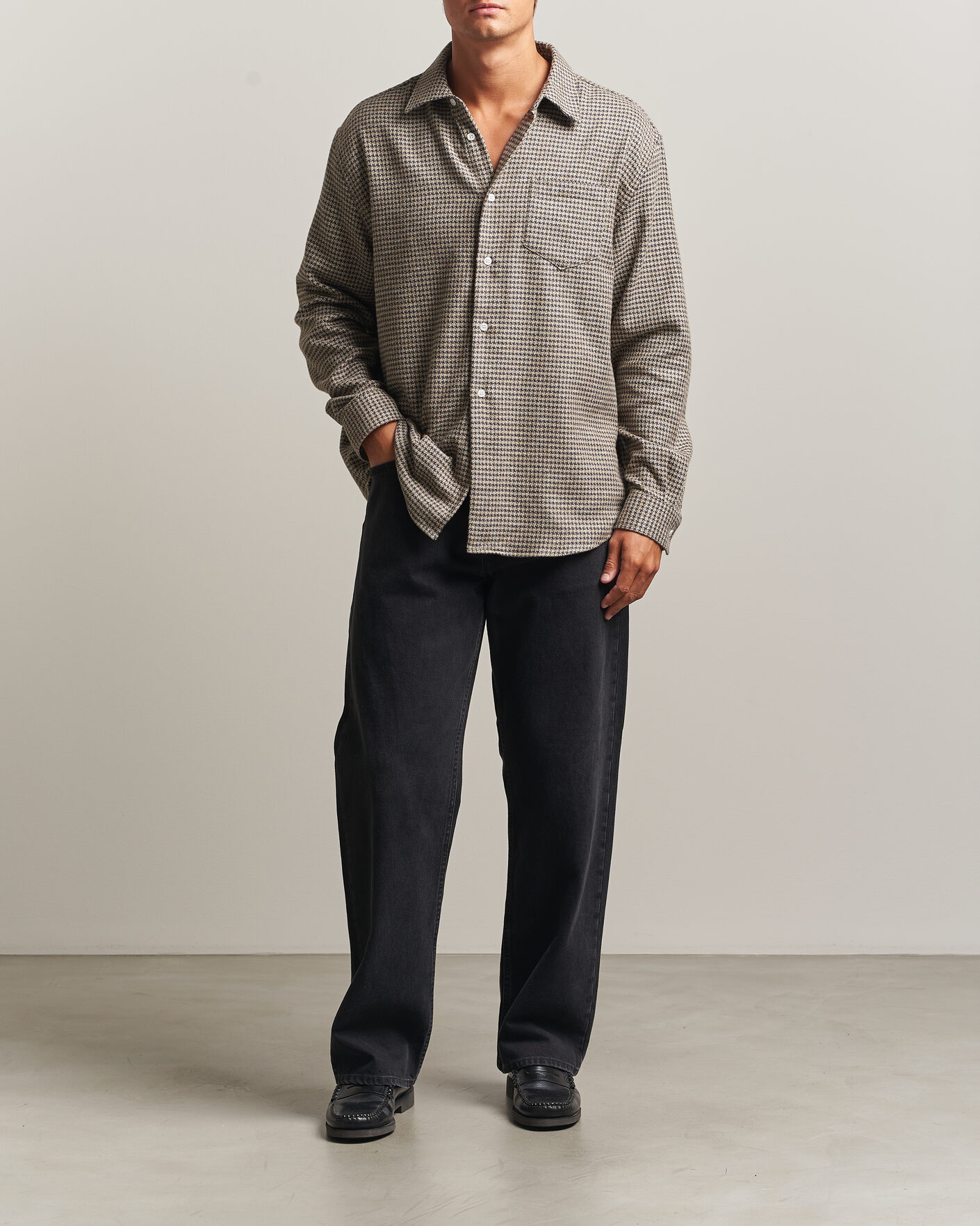 Homme | Chemises | Palmes | Serve Shirt Olive Check