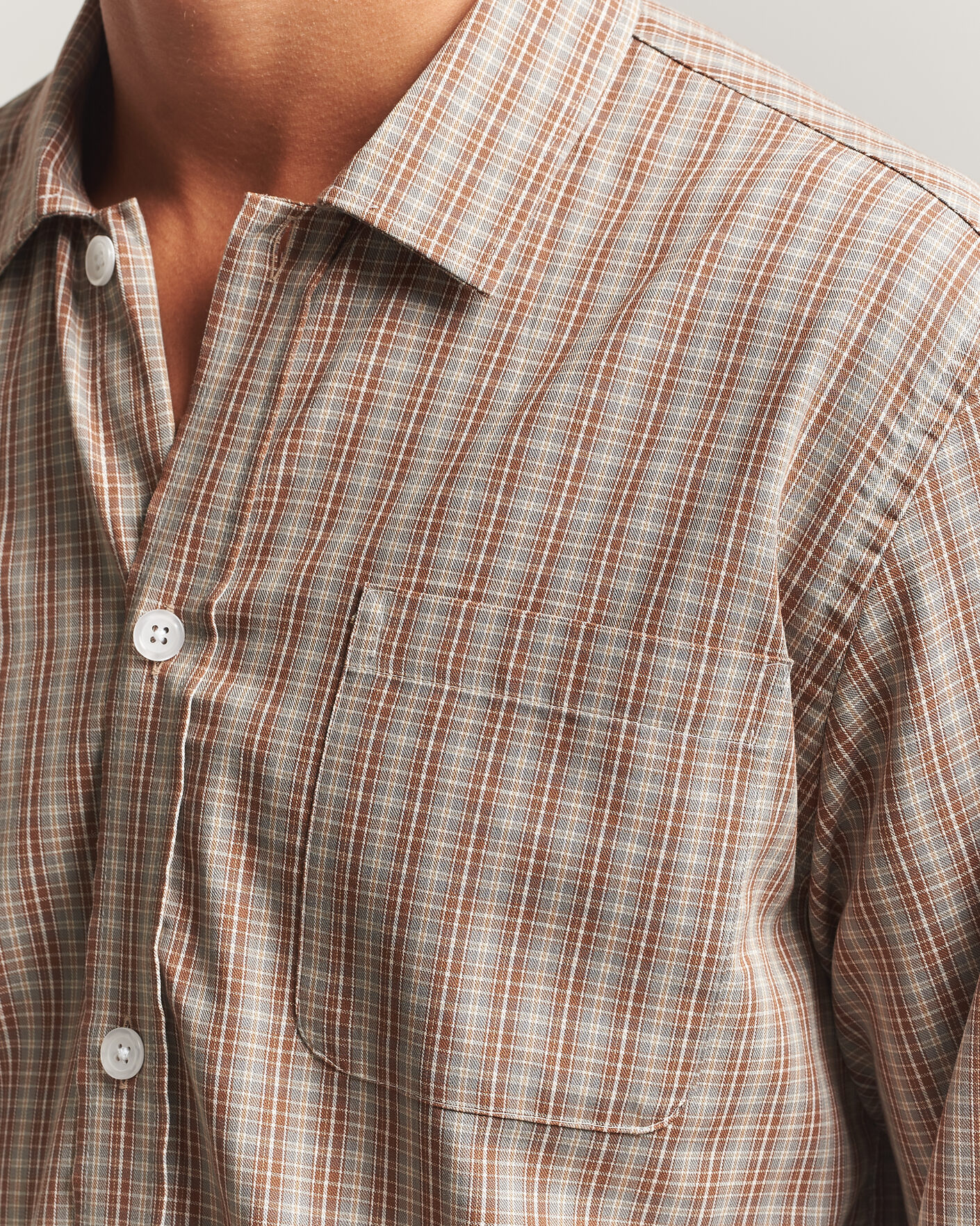 Homme | Chemises | Palmes | Fault Shirt Brown Check