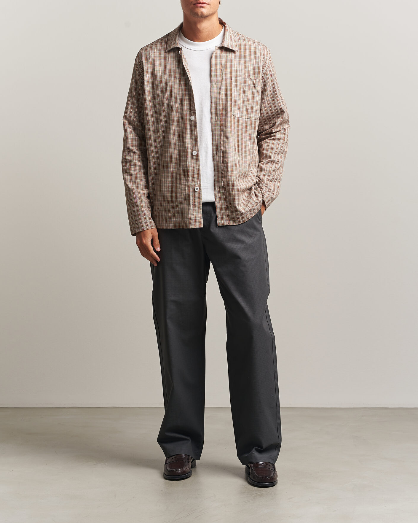 Homme | Pantalons | Palmes | Lucien Ripstop Trousers Charcoal