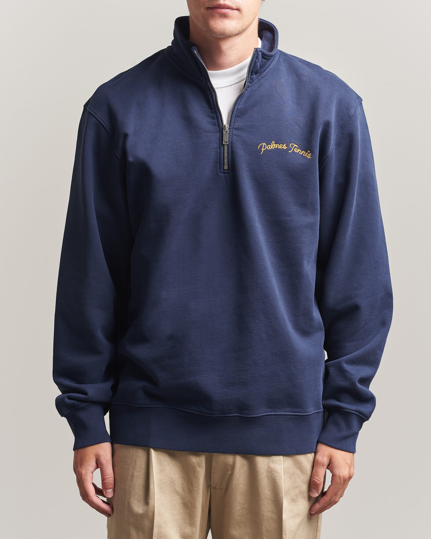 Heren | Truien | Palmes | Western Zip Jacket Navy