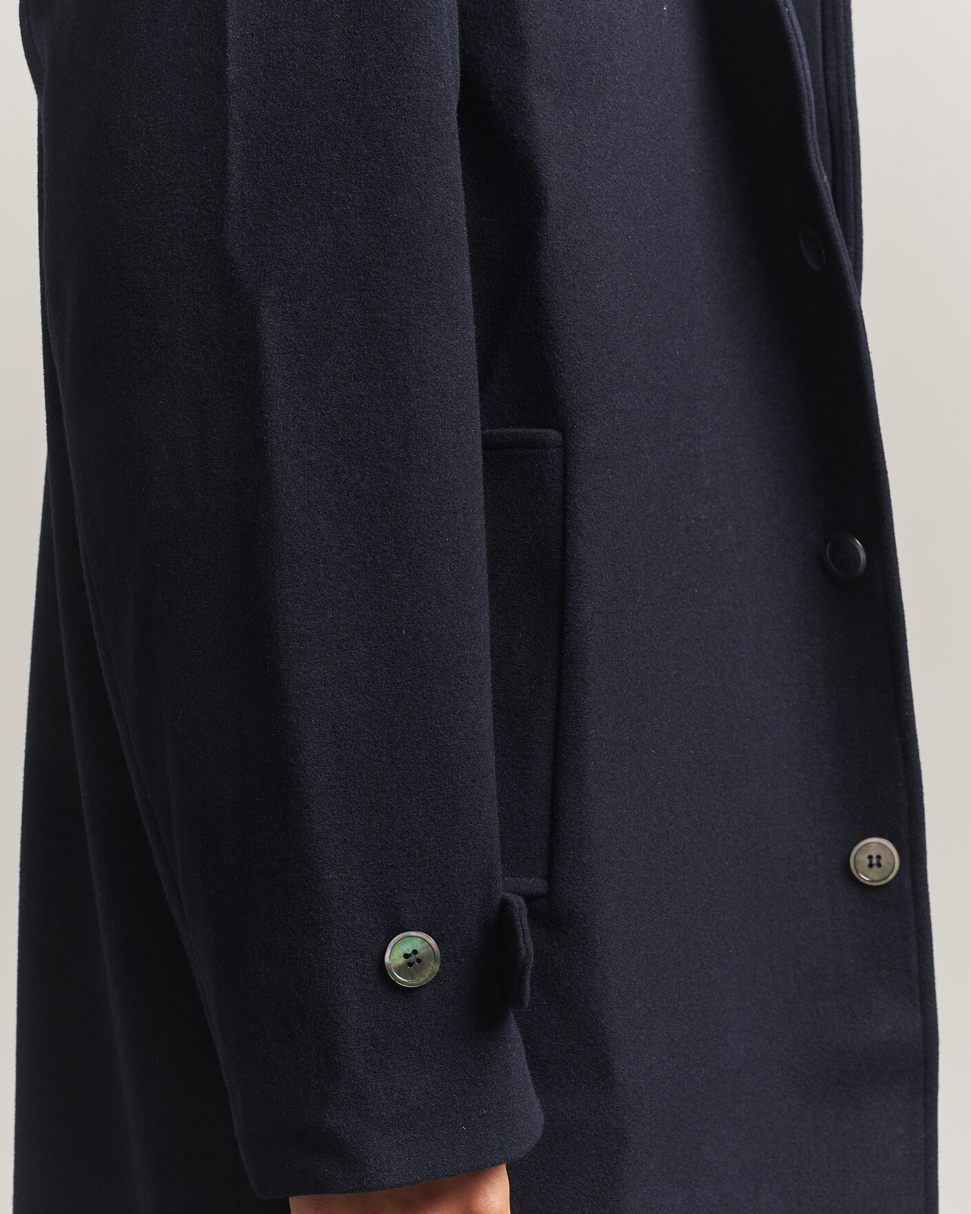 Homme | Manteaux Et Vestes | Palmes | Cedric Wool Coat Navy
