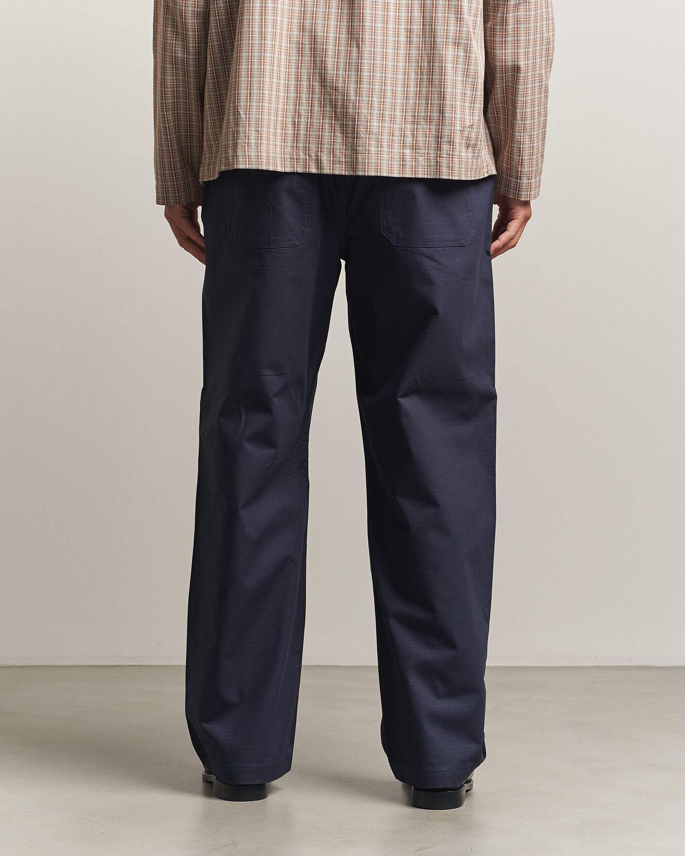 Heren | Broeken | Palmes | Lucien Ripstop Trousers Navy