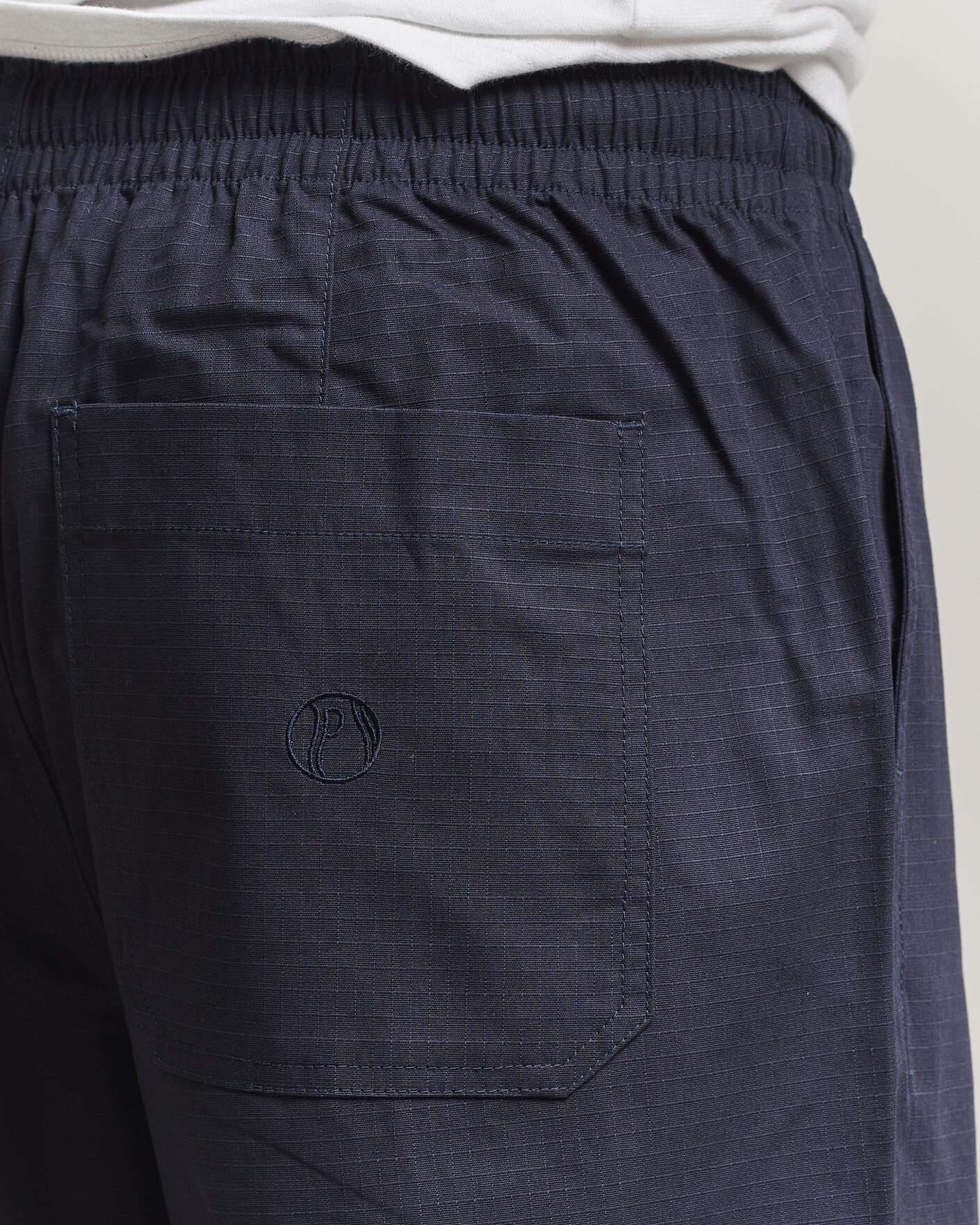 Heren | Broeken | Palmes | Lucien Ripstop Trousers Navy
