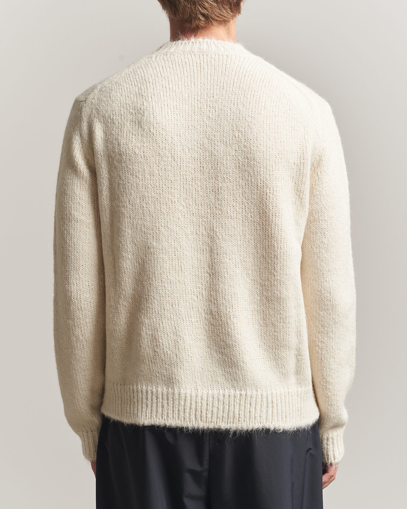 Homme | Pulls Et Tricots | Jil Sander | Rib Knit Sweater Off White
