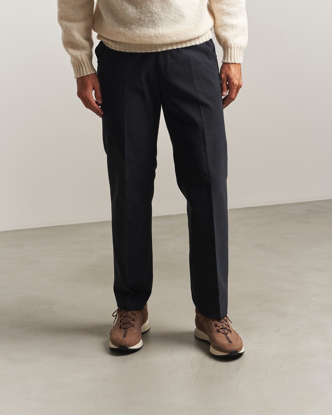 Homme | Baskets | John Lobb | Stream Running Sneakers Moka Nubuck