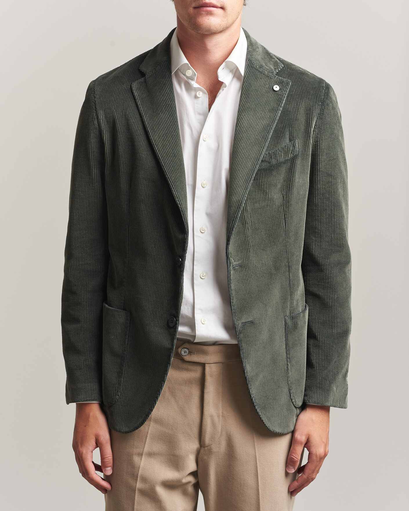 Homme | Blazers | L.B.M. 1911 | Jack Corduroy Blazer Soft Green