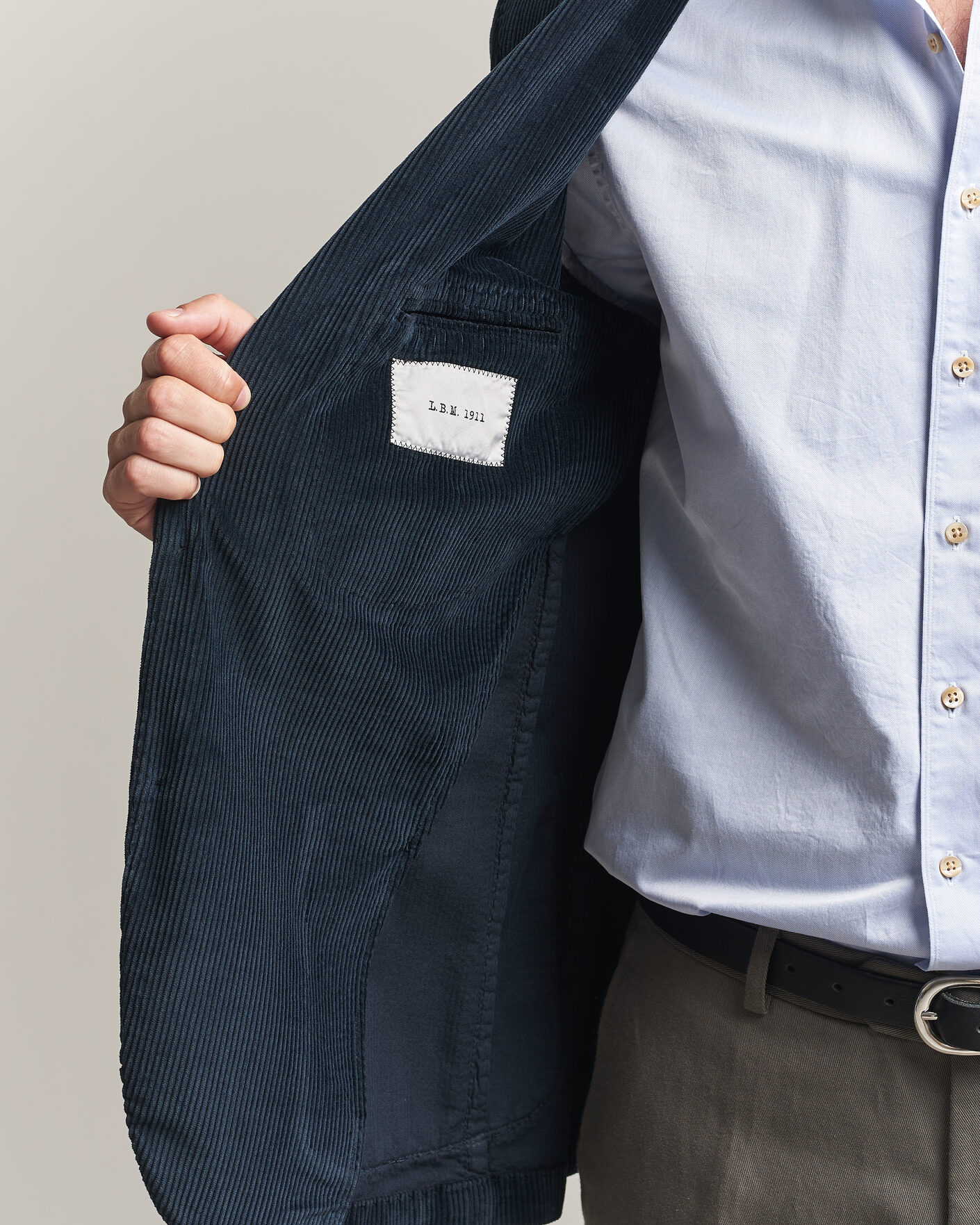 Heren | Blazers | L.B.M. 1911 | Jack Corduroy Blazer Navy