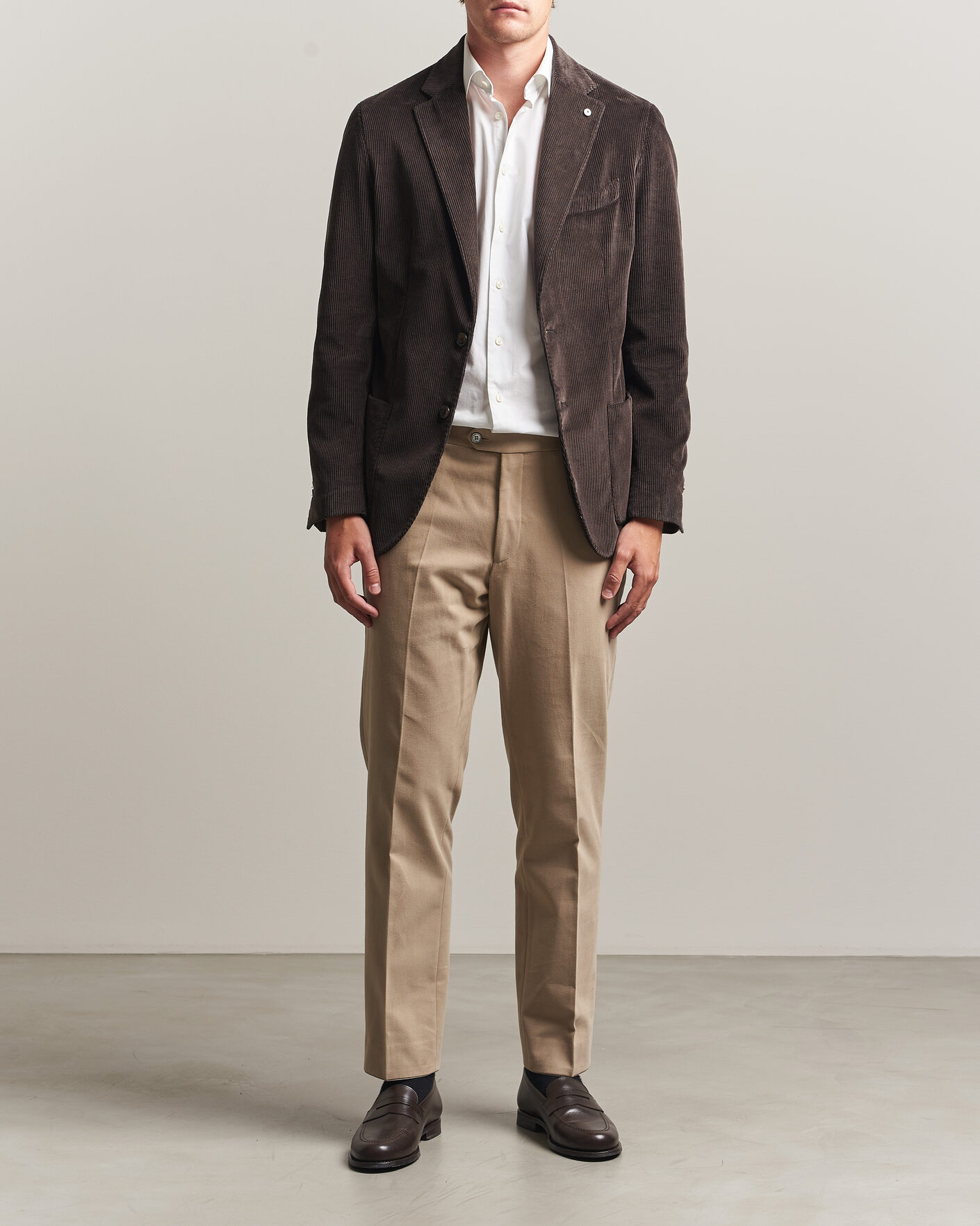 Homme | Blazers | L.B.M. 1911 | Jack Corduroy Blazer Brown