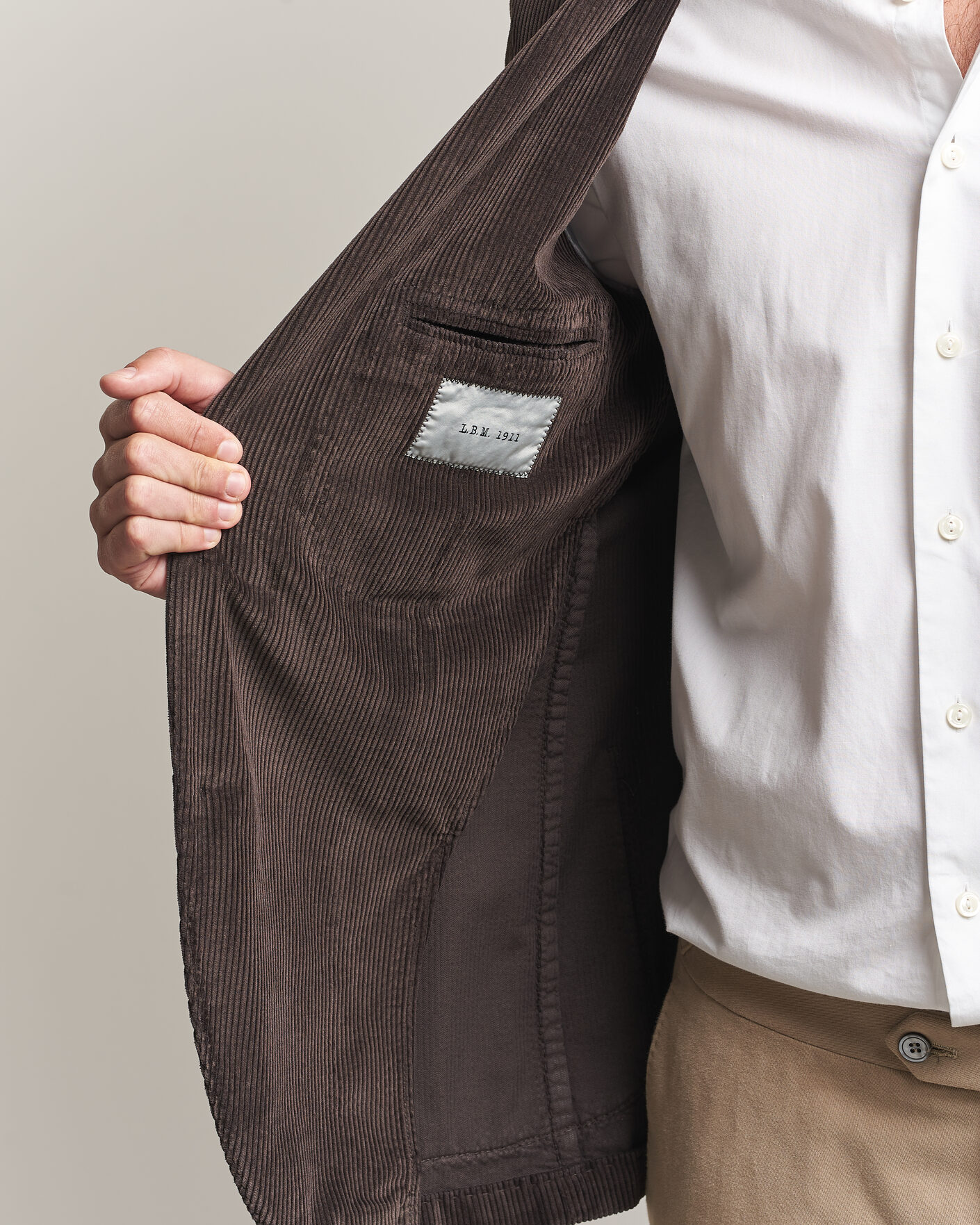 Homme | Blazers | L.B.M. 1911 | Jack Corduroy Blazer Brown