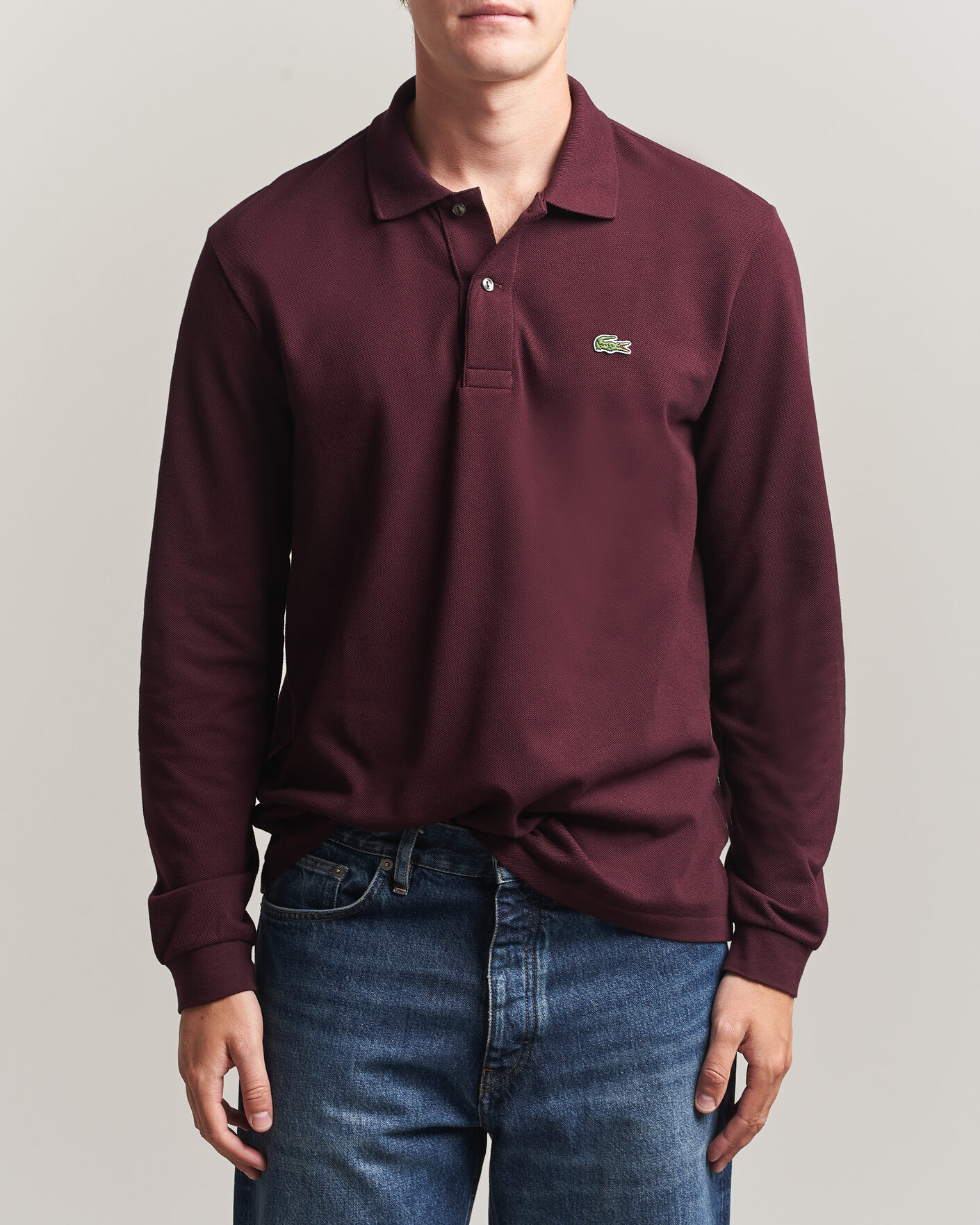 Homme | Polos | Lacoste | Original Long Sleeve Polo Piké Oxalis