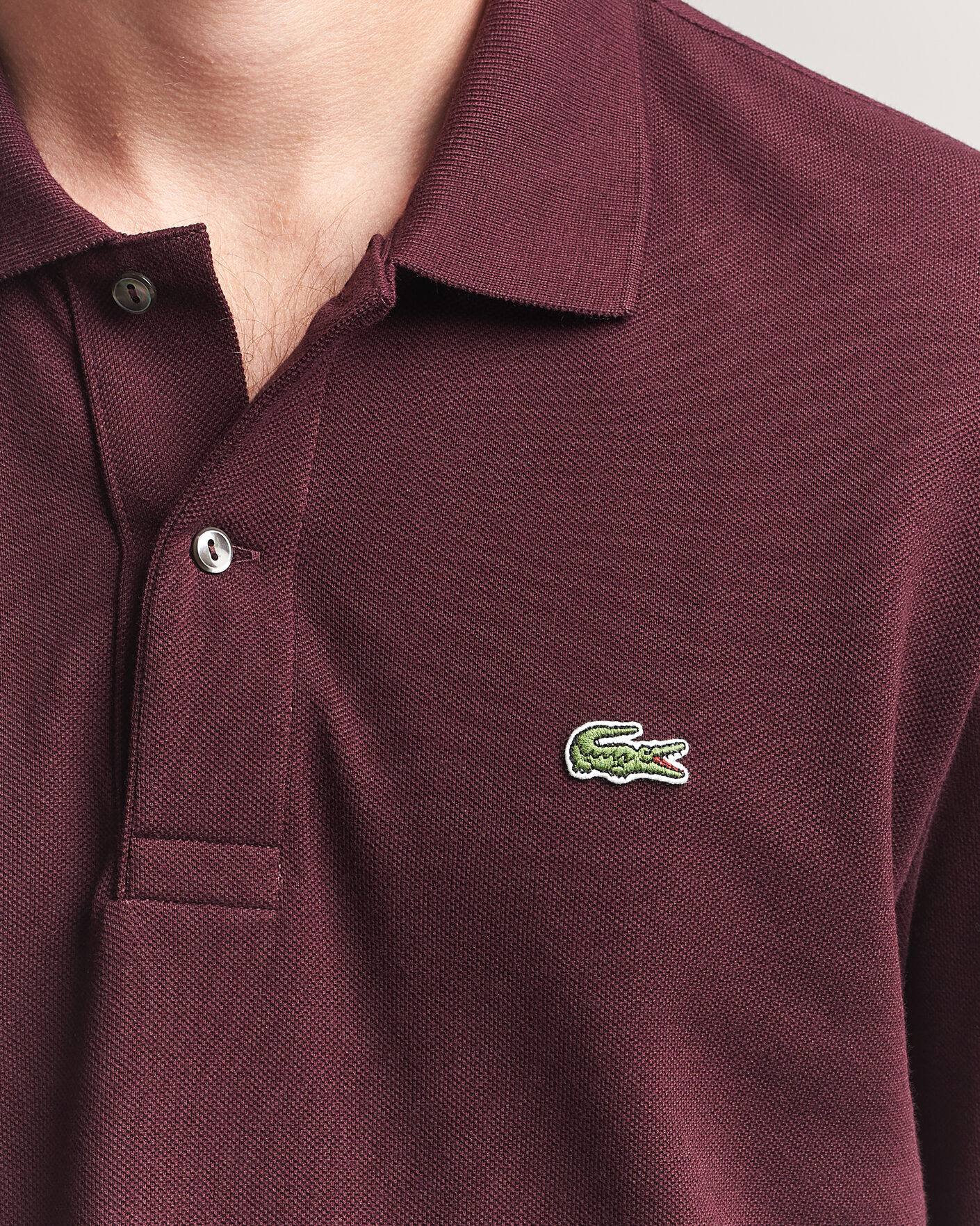 Homme | Polos | Lacoste | Original Long Sleeve Polo Piké Oxalis